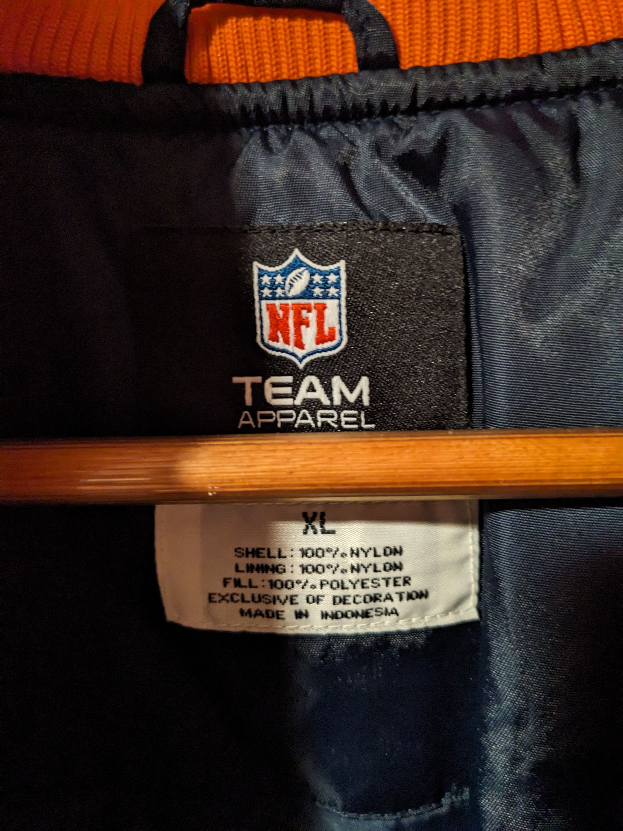 NFL × Vintage Vintage Y2K Chicago Bears NFL Football X-Large Bomber Jacket Size US XL / EU 56 / 4 - 3 Thumbnail