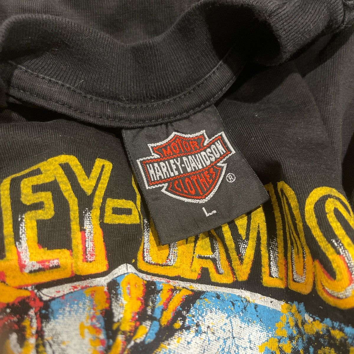 Harley Davidson Vintage harley davidson t shirt hogs Size US L / EU 52-54 / 3 - 4 Thumbnail