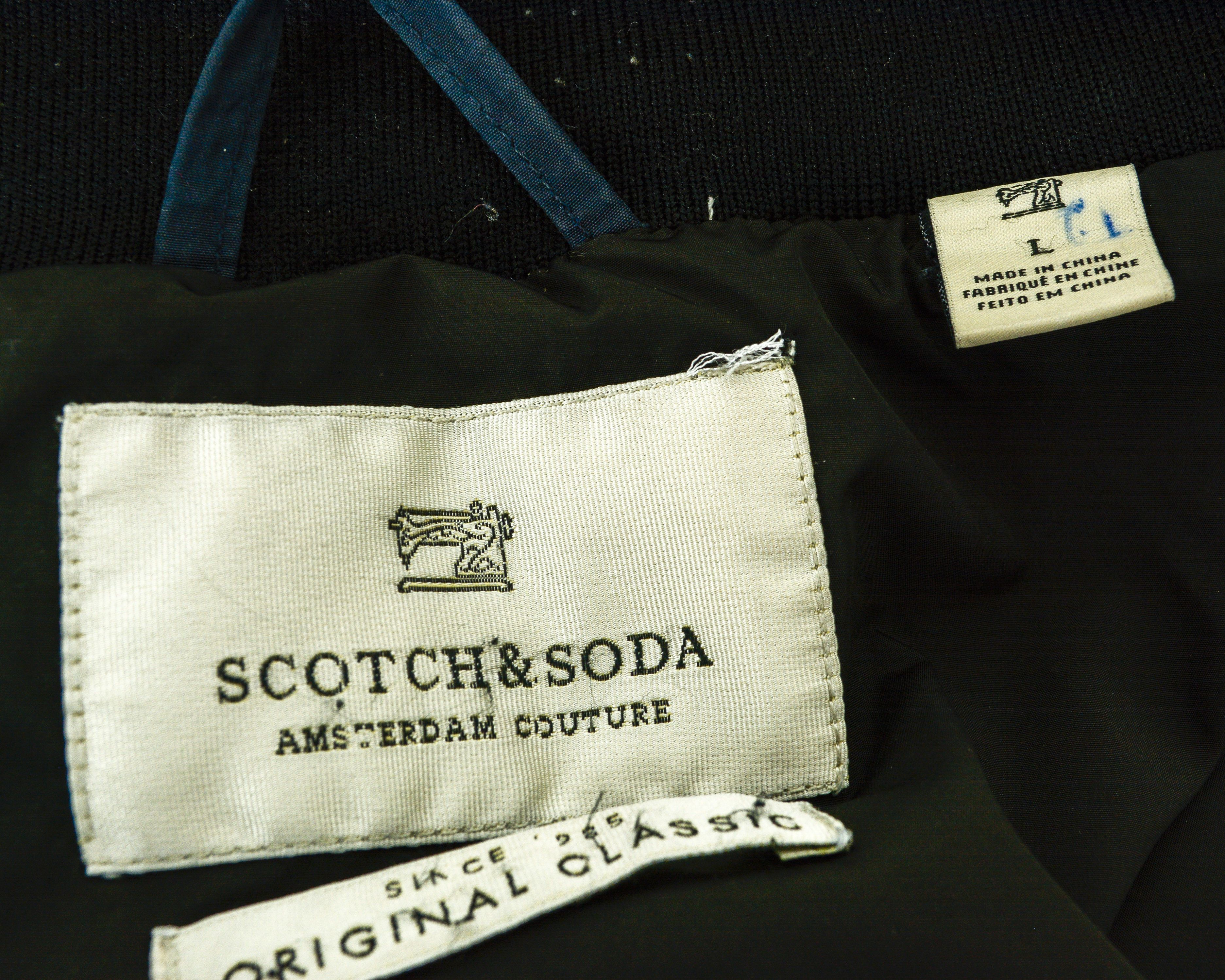 Scotch & Soda Insulated Warm Jacket L padded Hooded Coat puffer crop Navy Size US L / EU 52-54 / 3 - 4 Thumbnail