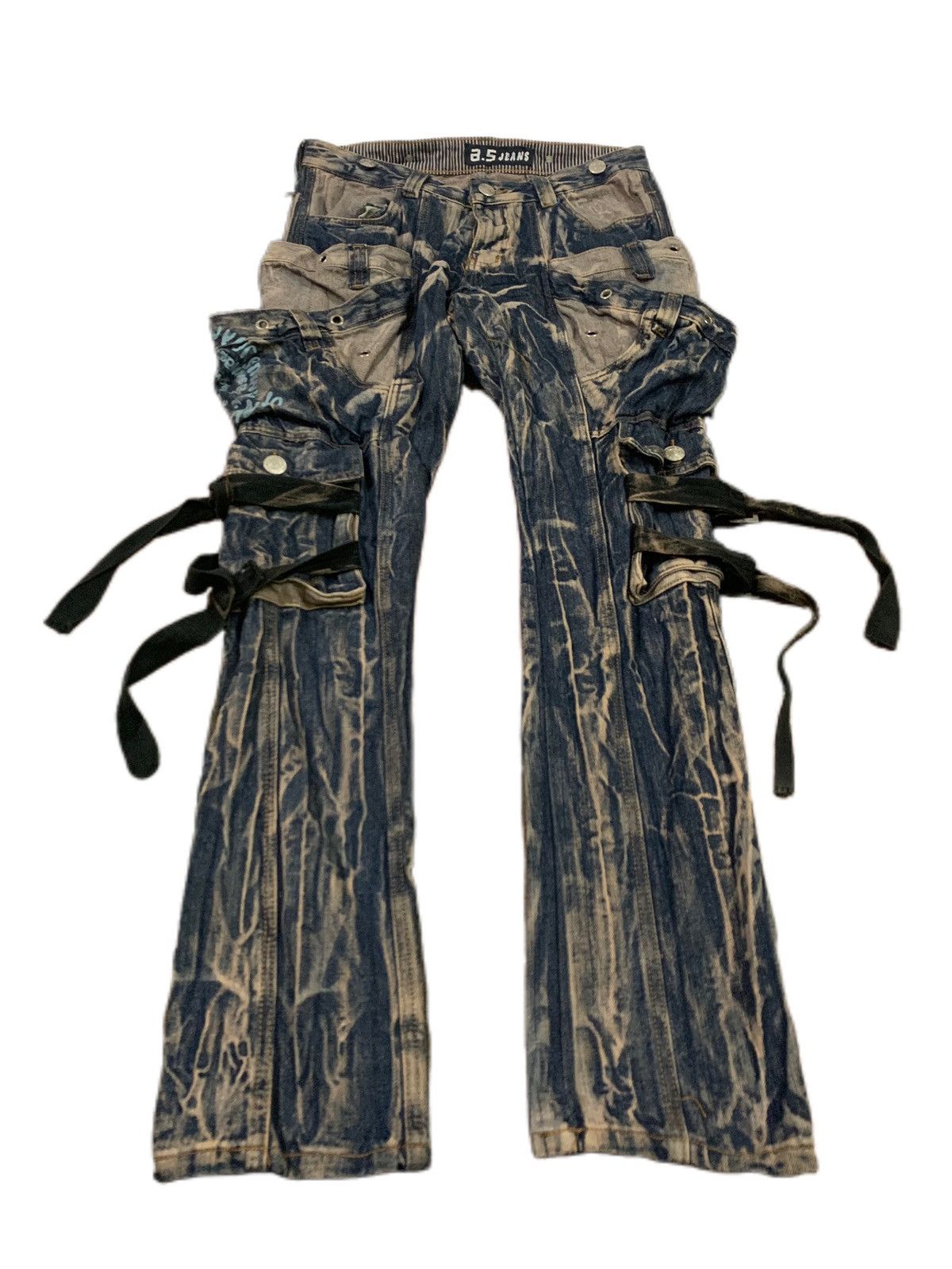 14th Addiction SUPER CRAZY rusty faded bondage style cargo Size US 31 - 1 Thumbnail