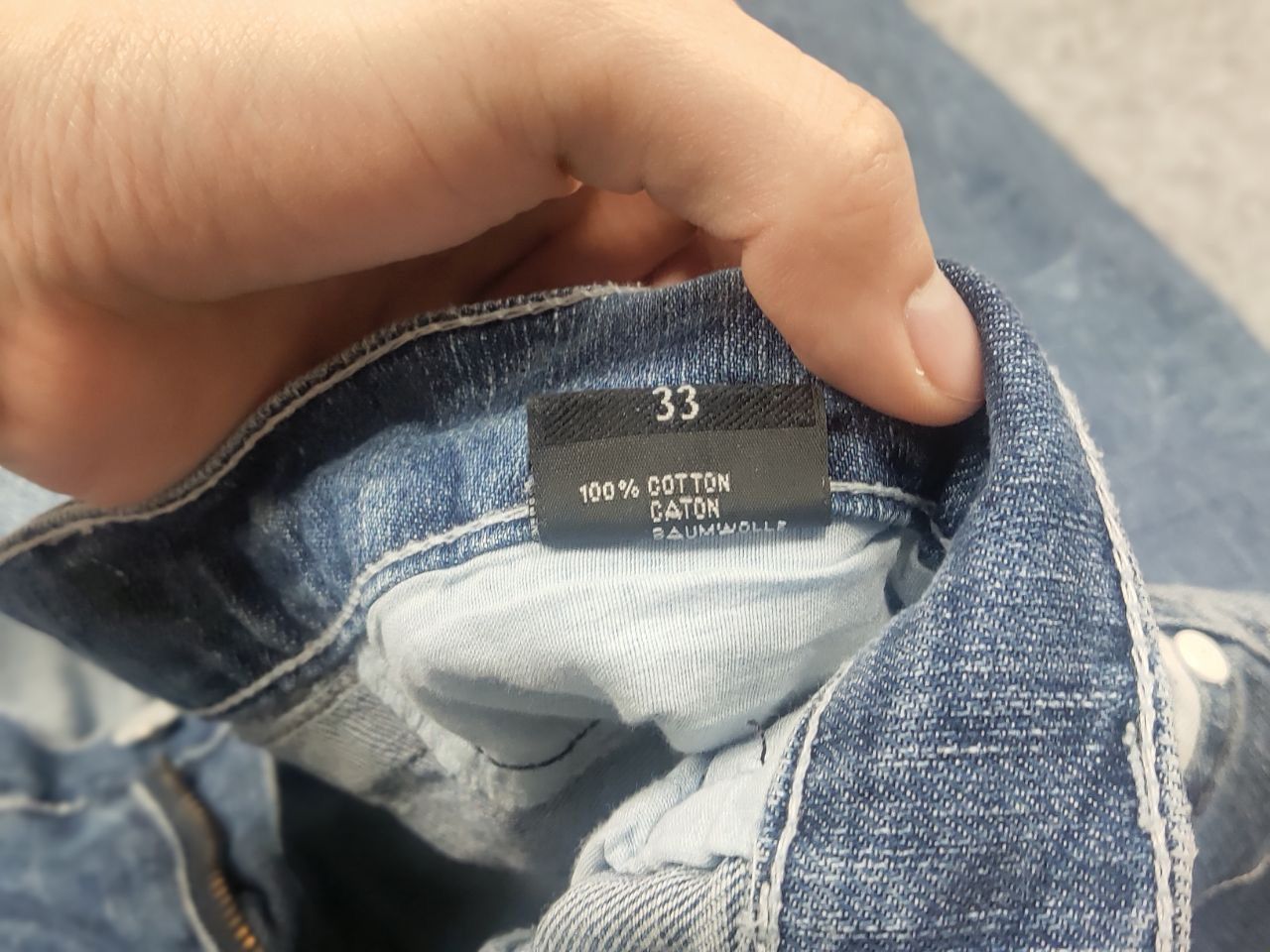 Emporio Armani Vintage Y2K Emporio Armani Embroidered logo Denim Jeans Size US 33 - 13 Thumbnail