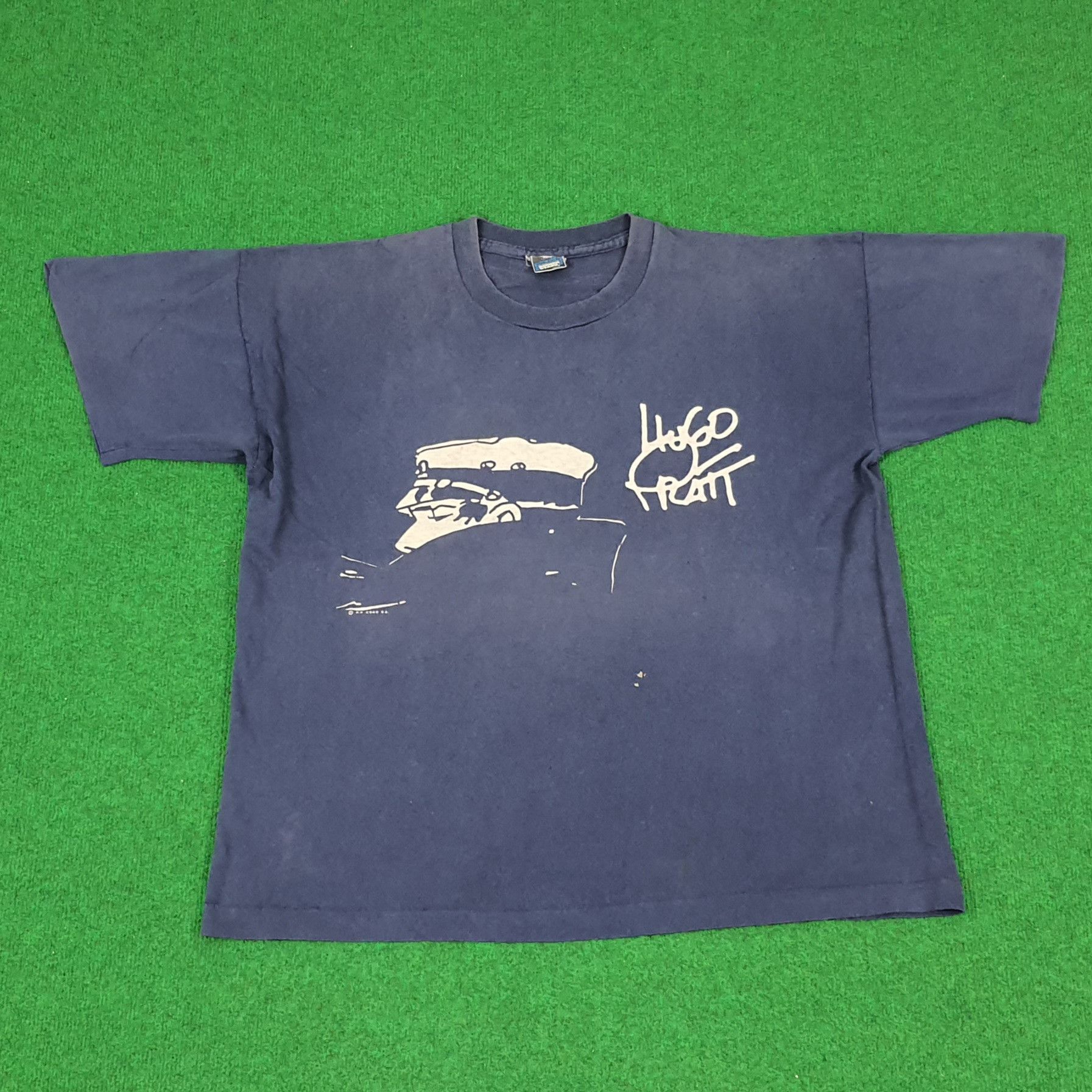 Other Vintage Hugo Pratt Italian Comics Writers Creator Art Tshirt Size US XL / EU 56 / 4 - 1 Thumbnail