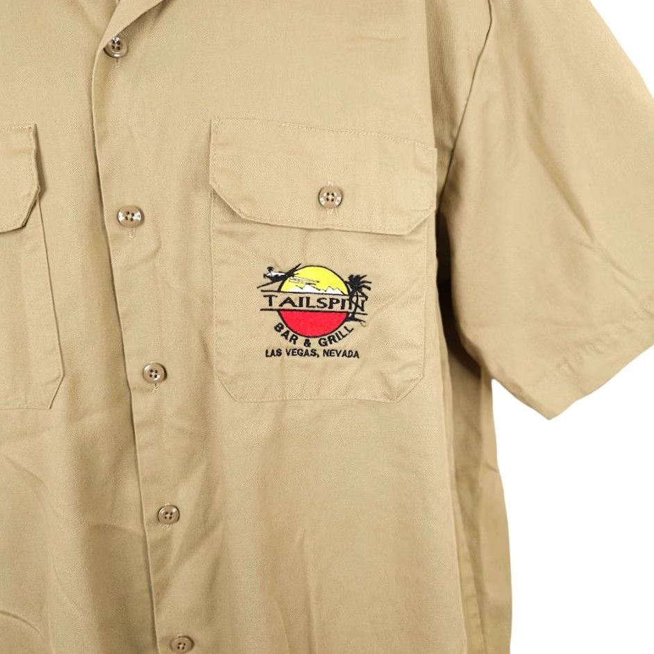 Dickies VINTAGE Dickies Tailspin Bar & Grill Shirt Mens XL Beige Y2K Las Vegas Size US XL / EU 56 / 4 - 5 Thumbnail