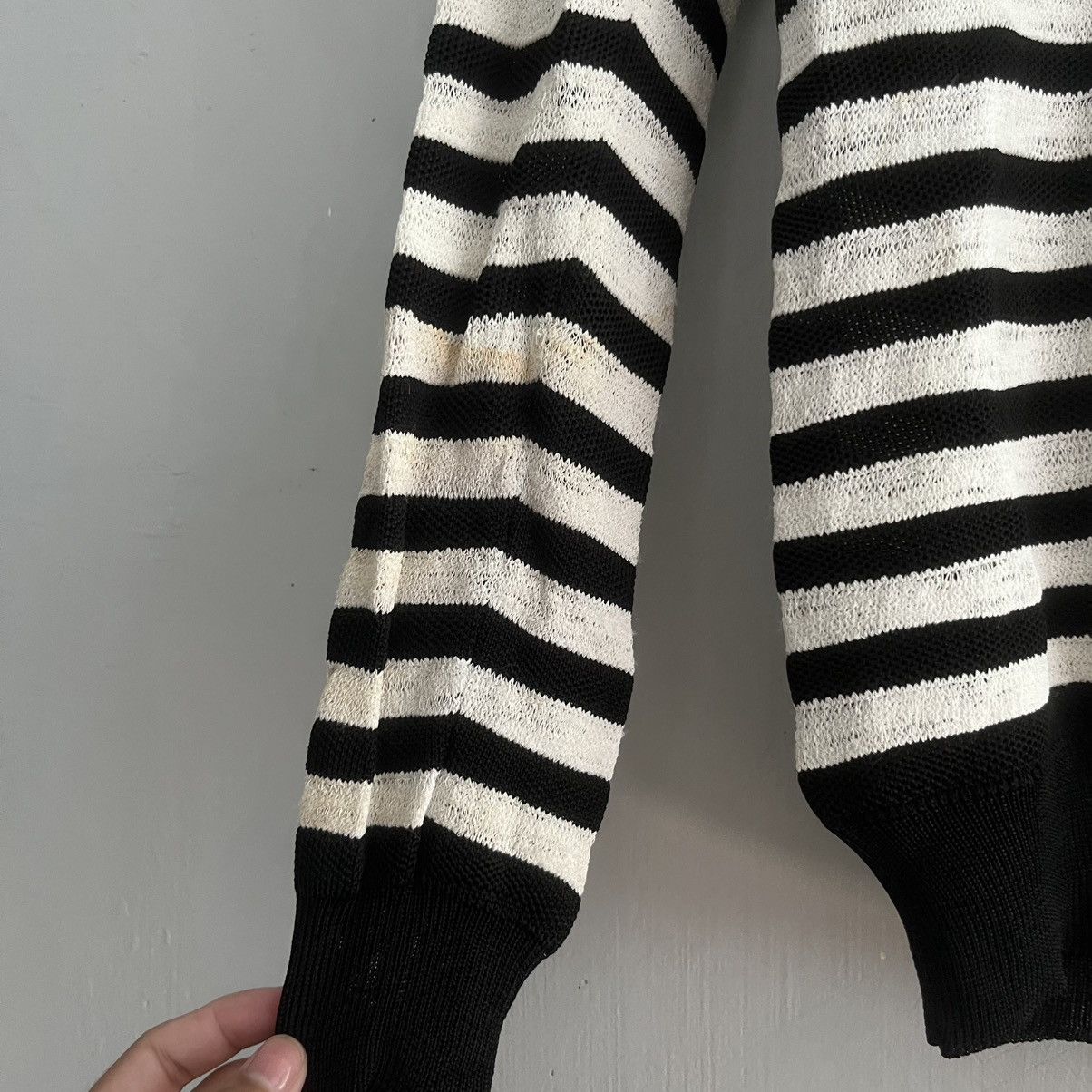Balmain Balmain crew neck stripe long sleeves knitted jumper Size XS / US 0-2 / IT 36-38 - 8 Thumbnail
