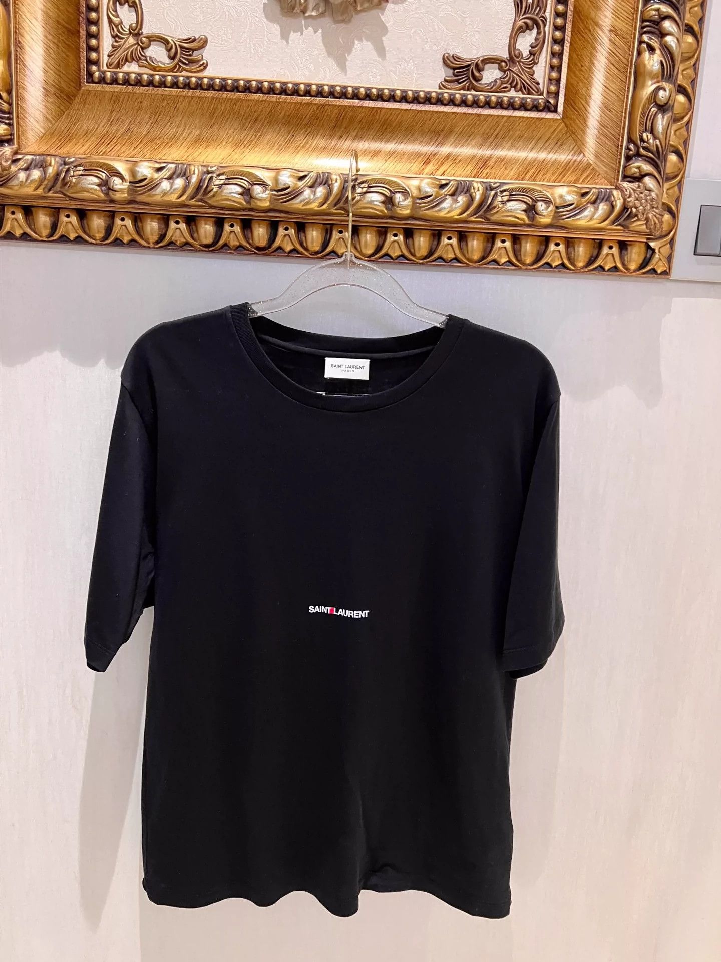 Saint Laurent Paris Saint Laurent Paris Basic logo short sleeved shirt Size US XS / EU 42 / 0 - 1 Thumbnail