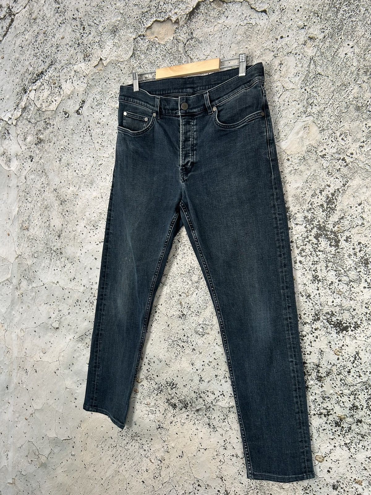 Cos COS Denim Pants Tapered Leg Slim Fit Designer Basic Size US 32 / EU 48 - 3 Thumbnail