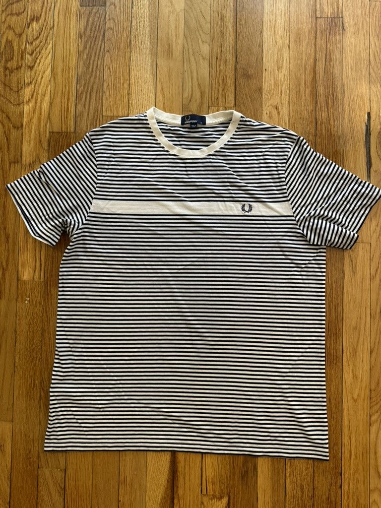 Fred Perry Fred Perry Striped T-shirt Size US XL / EU 56 / 4 - 1 Thumbnail