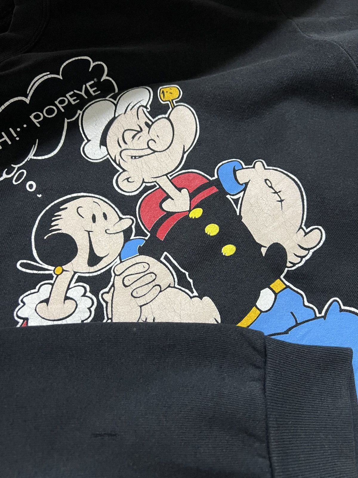 Cartoon Network Vintage Distressed Popeye 1994 Sweatshirt Size US L / EU 52-54 / 3 - 10 Thumbnail
