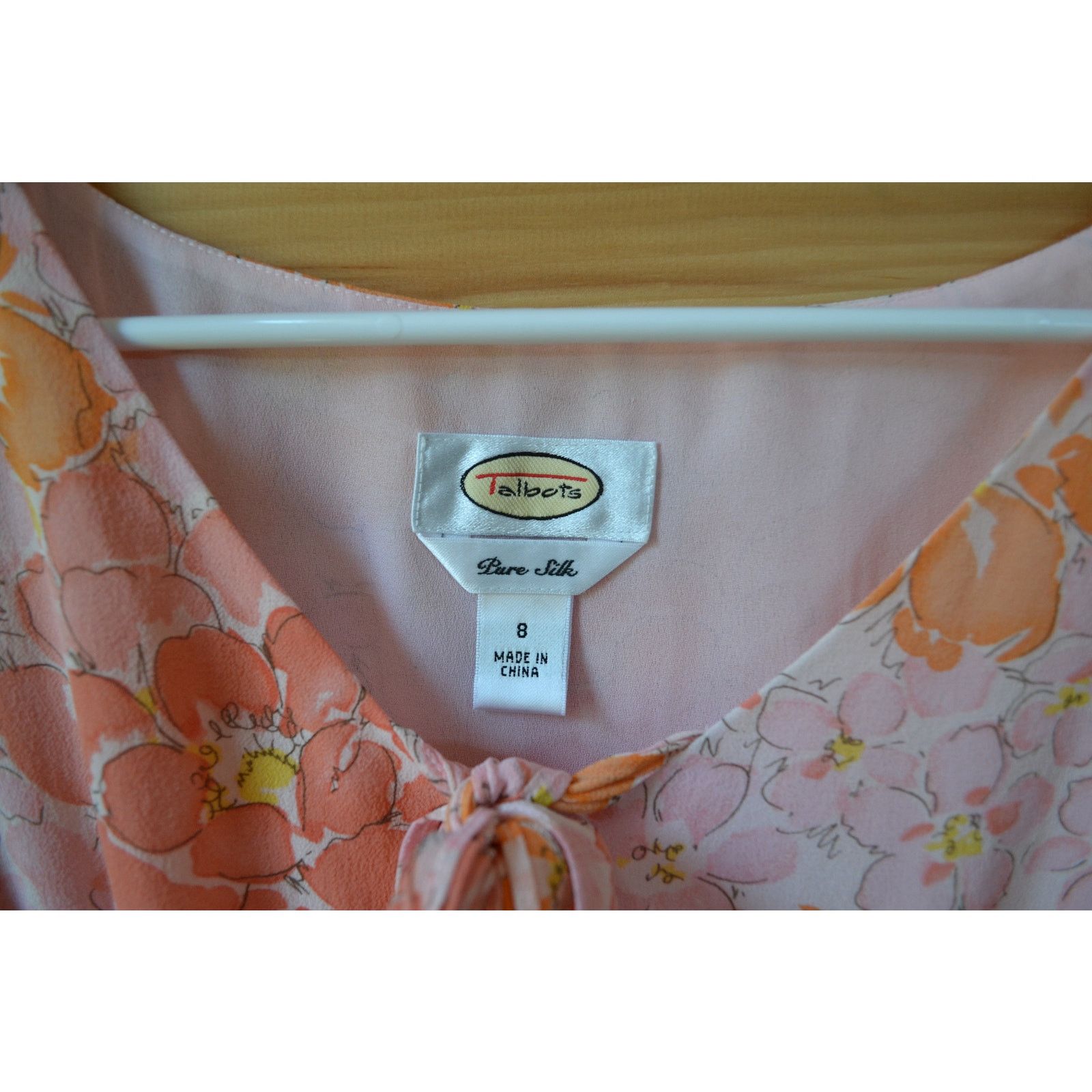 Talbots Talbot Vintage Silk Sun Dress Cottagecore Whimsical Fairy Size M / US 6-8 / IT 42-44 - 2 Thumbnail