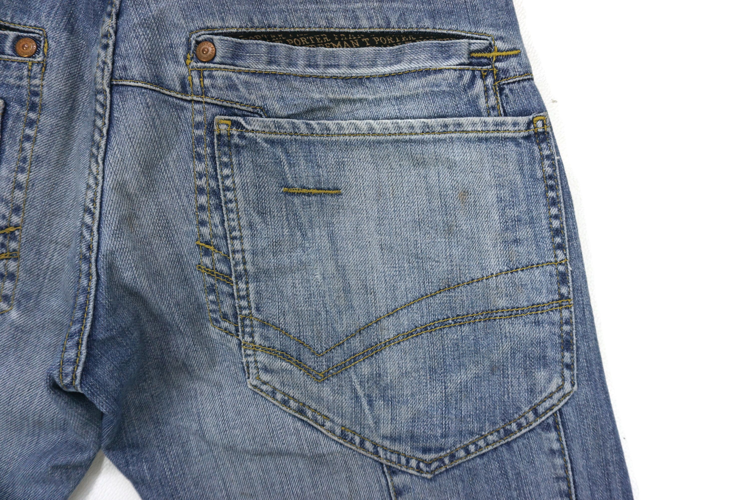 Freeman T. Porter Vintage FTP Jeans Size 32 fit W34xL35.5 Patchwork Straight Size US 32 / EU 48 - 9 Thumbnail