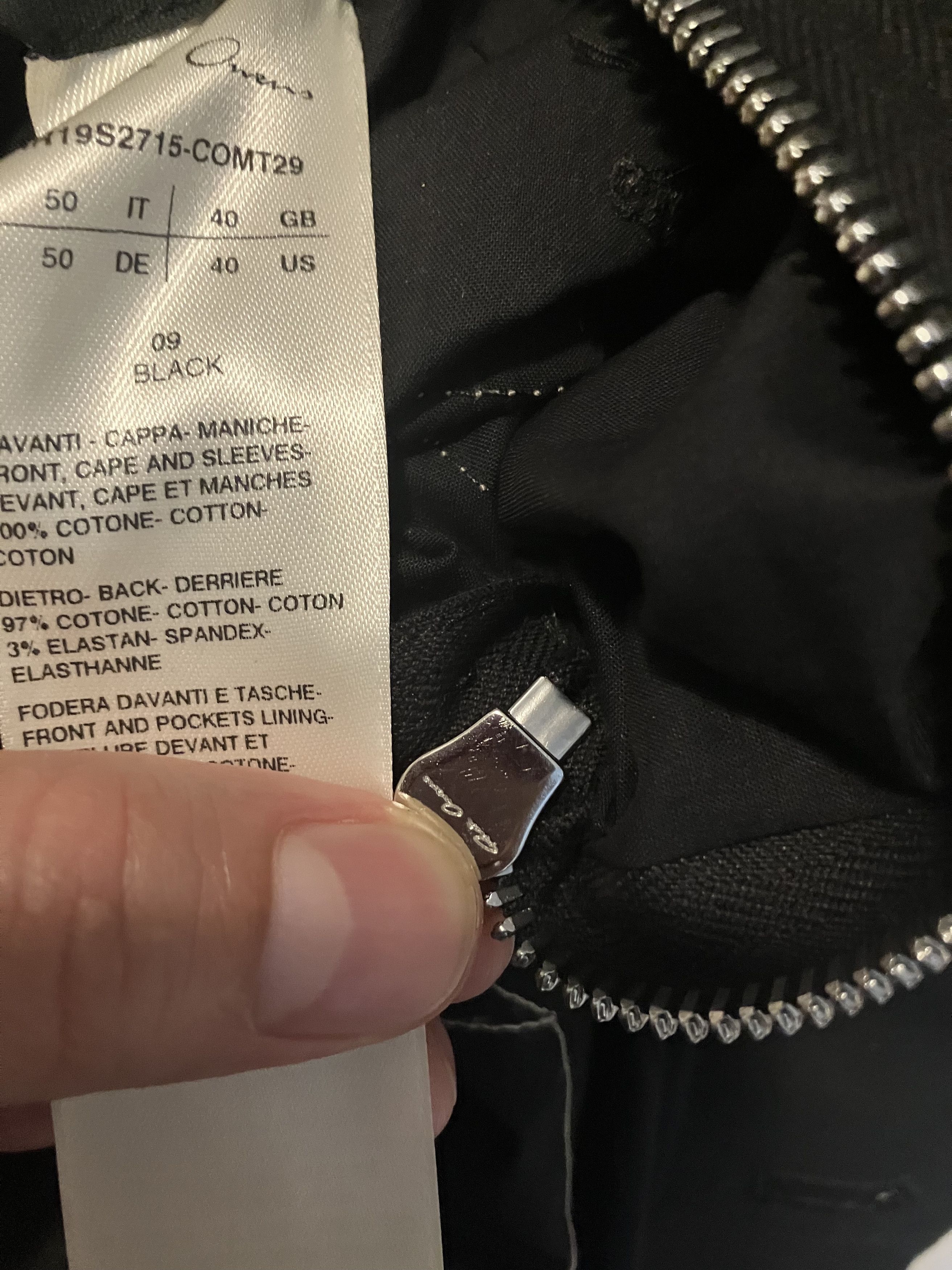 Rick Owens RICK OWENS SS’19 “BABEL” WAXED JACKET/LOOK 15 Size US M / EU 48-50 / 2 - 8 Thumbnail