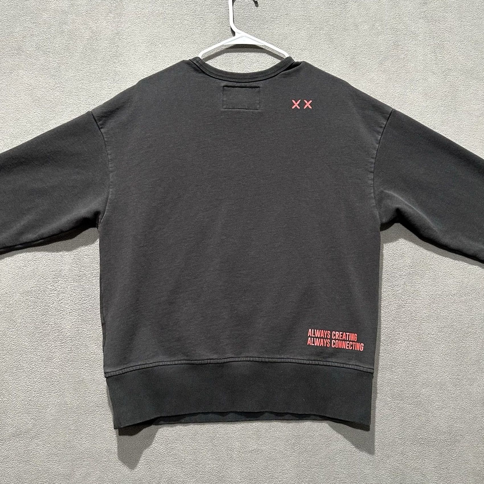 Cult Of Individuality Cult Of Individuality Sweatshirt Men Medium Black POLACK Print Crew French Terry Size US M / EU 48-50 / 2 - 2 Thumbnail