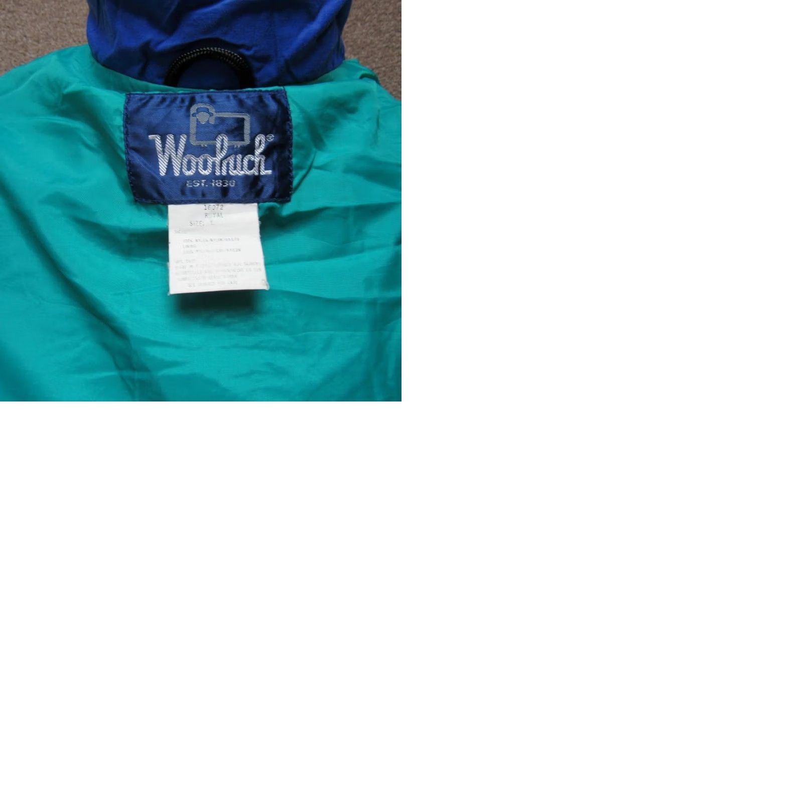 Vintage MENS WOOLRICH JACKET L Blue All Seasons Nylon Jacket Size US L / EU 52-54 / 3 - 9 Thumbnail