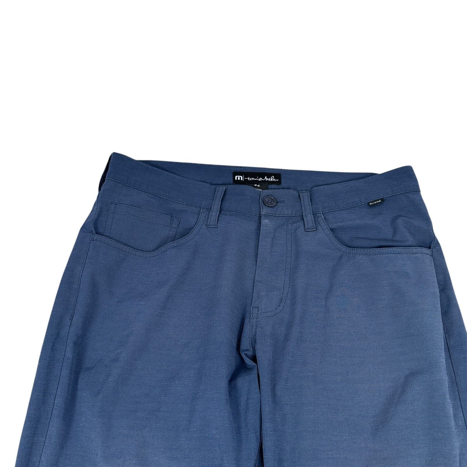 TravisMathew Travis Mathew Golf Pants Men’s 32 Navy Blue Cotton 5-Pocket Size US 32 / EU 48 - 3 Thumbnail
