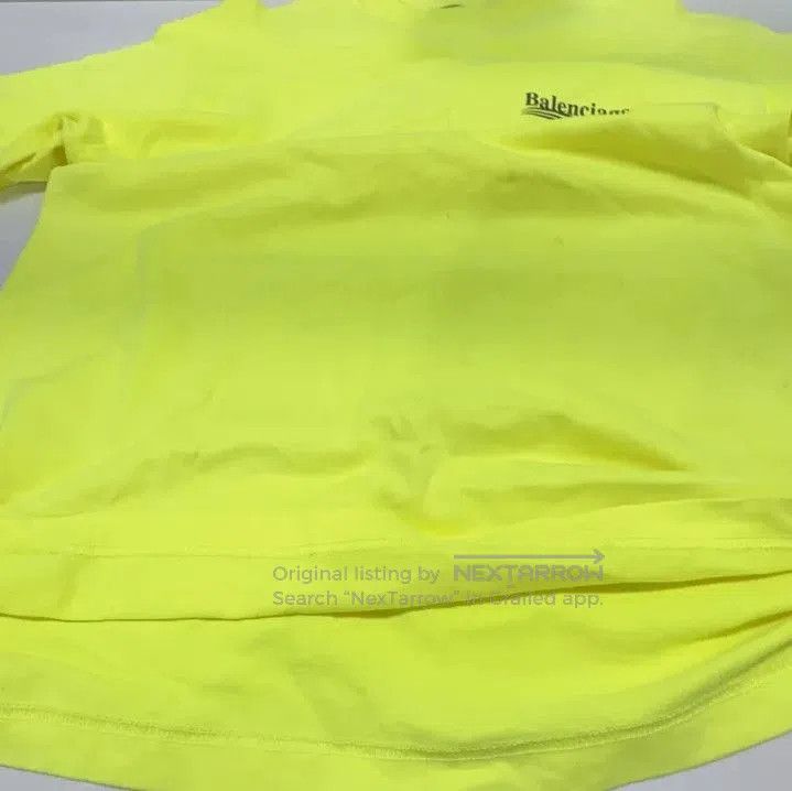 Balenciaga Balenciaga Logo Wave Print Short Sleeve T. Size US XXS / EU 40 - 5 Thumbnail