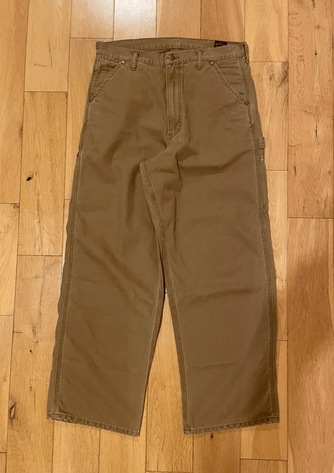 Orslow orSlow Dad's Fit Painter Pants Brown Duck Canvas Size 2 Size US 33 - 1 Thumbnail