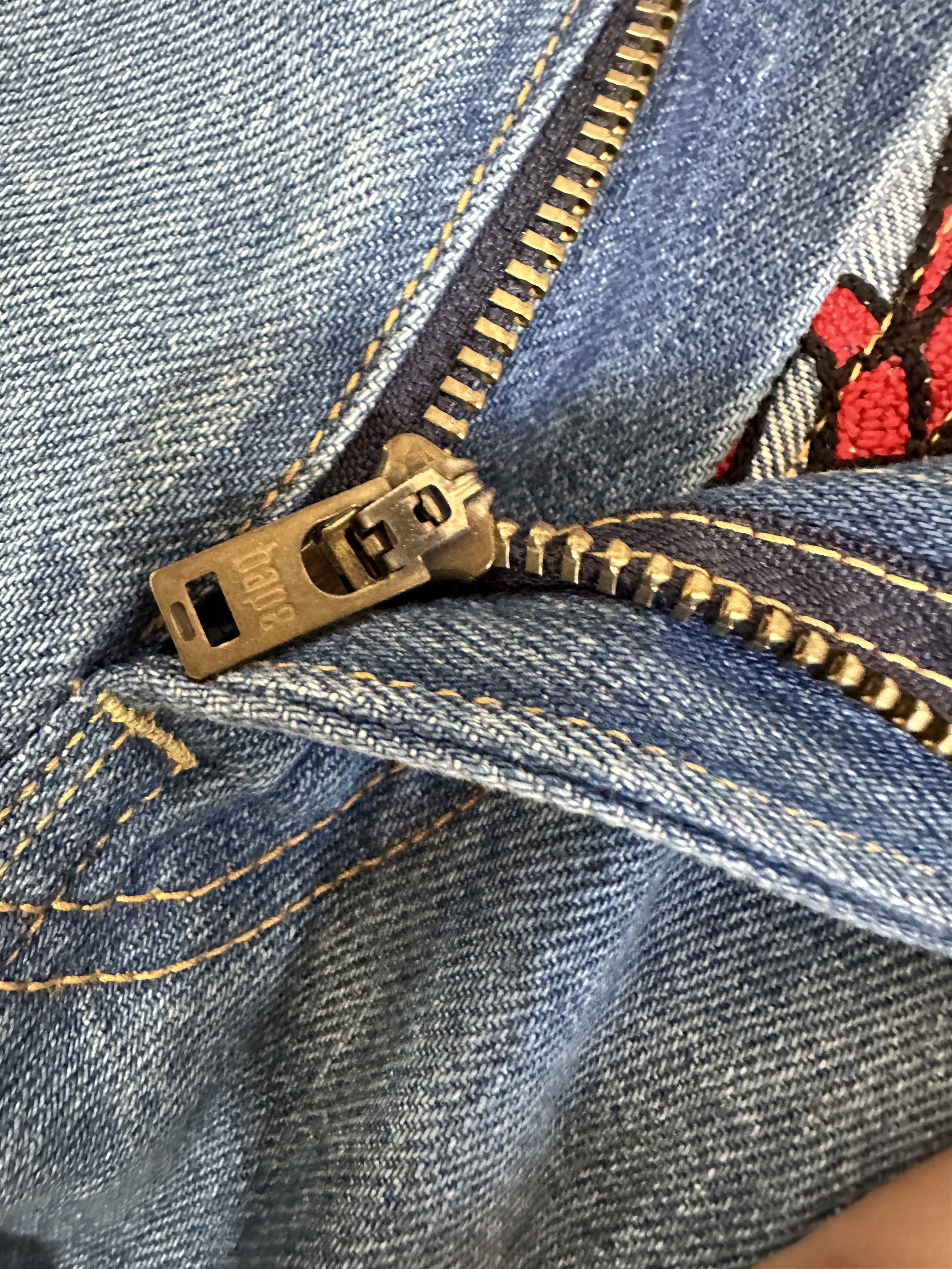 Bape A BATHING APE CHAMPION REGULAR FIT DENIM PANTS Blue Size L Size US 32 / EU 48 - 7 Thumbnail