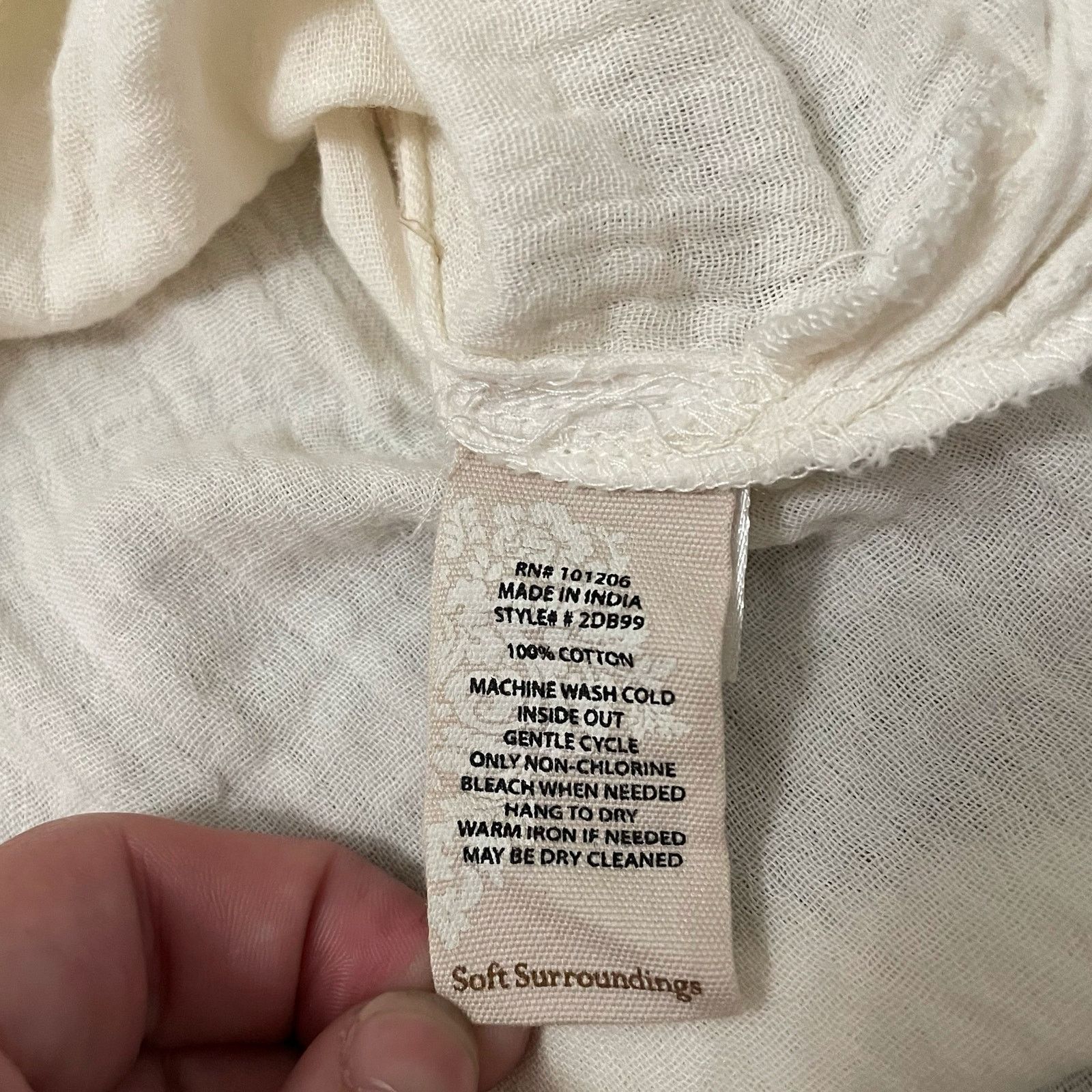 Other Soft Surroundings Del Mar Tank Top Marshmallow Cream Small Size S / US 4 / IT 40 - 6 Thumbnail
