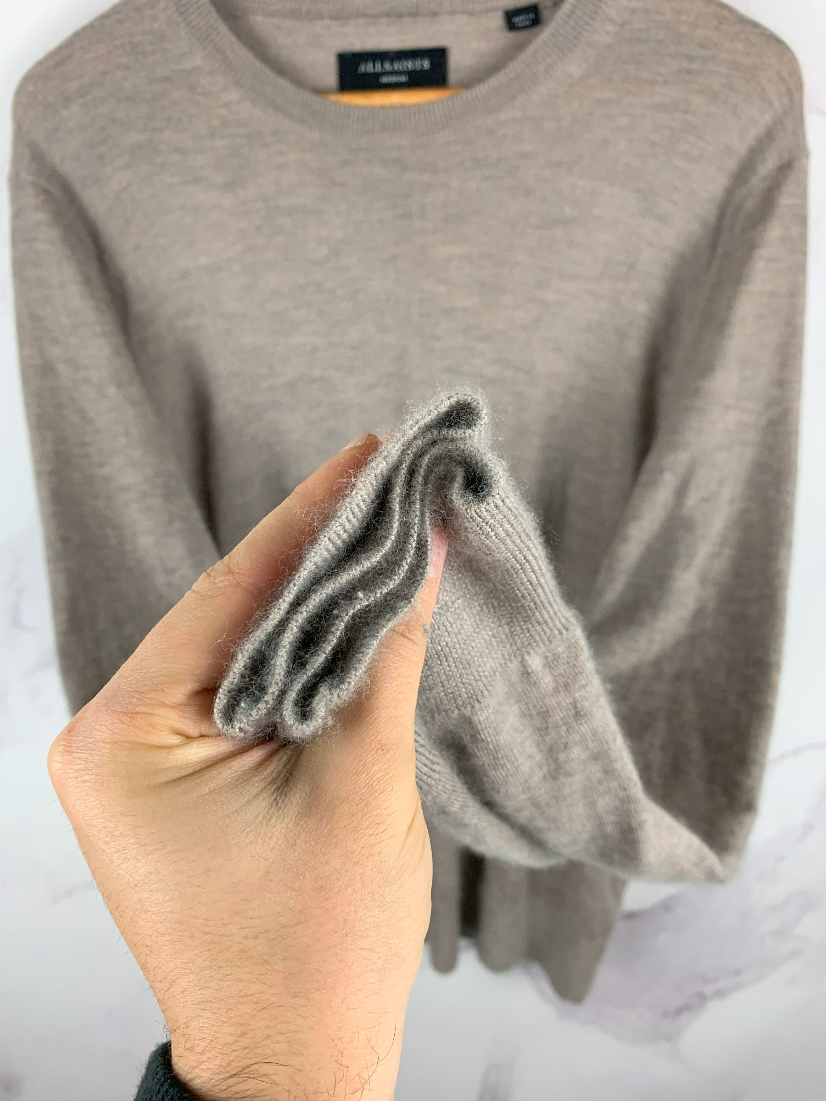 Allsaints Allsaints Classic Cashmere Pullover Size M Size US M / EU 48-50 / 2 - 13 Thumbnail