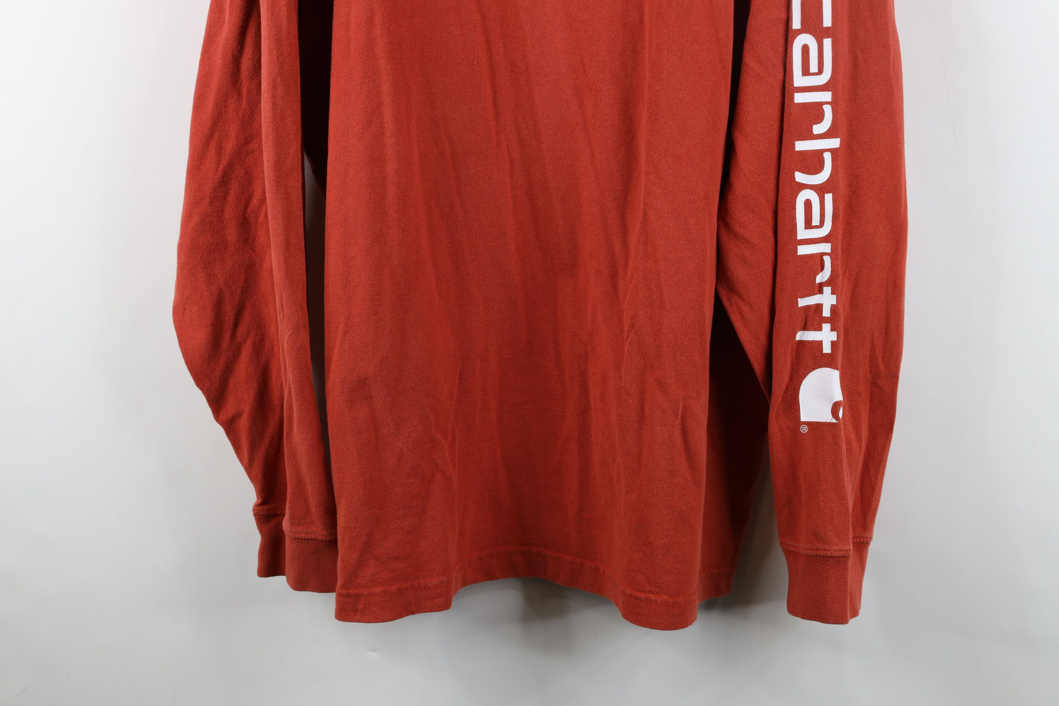 Carhartt Vintage Y2K Carhartt Spell Baggy Fit Long Sleeve T-Shirt Size US XXL / EU 58 / 5 - 3 Thumbnail