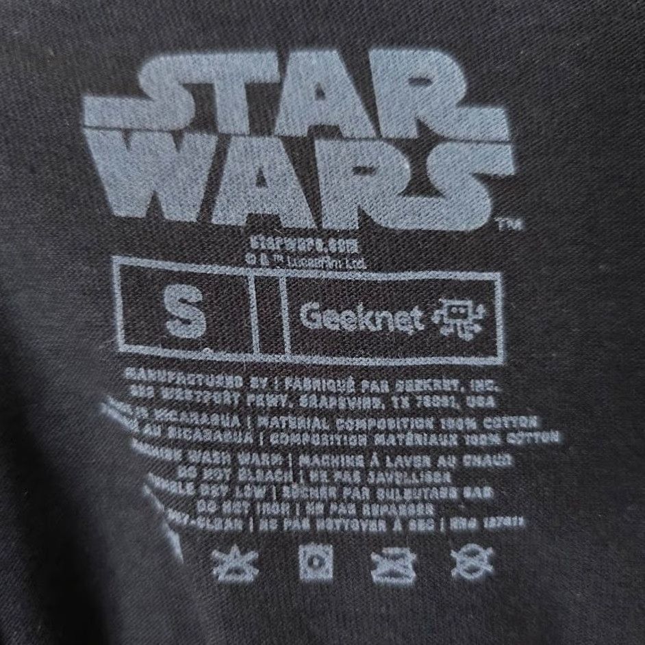 Star Wars Star Wars T Shirt Mens Small Black Obi Wan Kenobi Darth Vader Balance Size US S / EU 44-46 / 1 - 6 Thumbnail