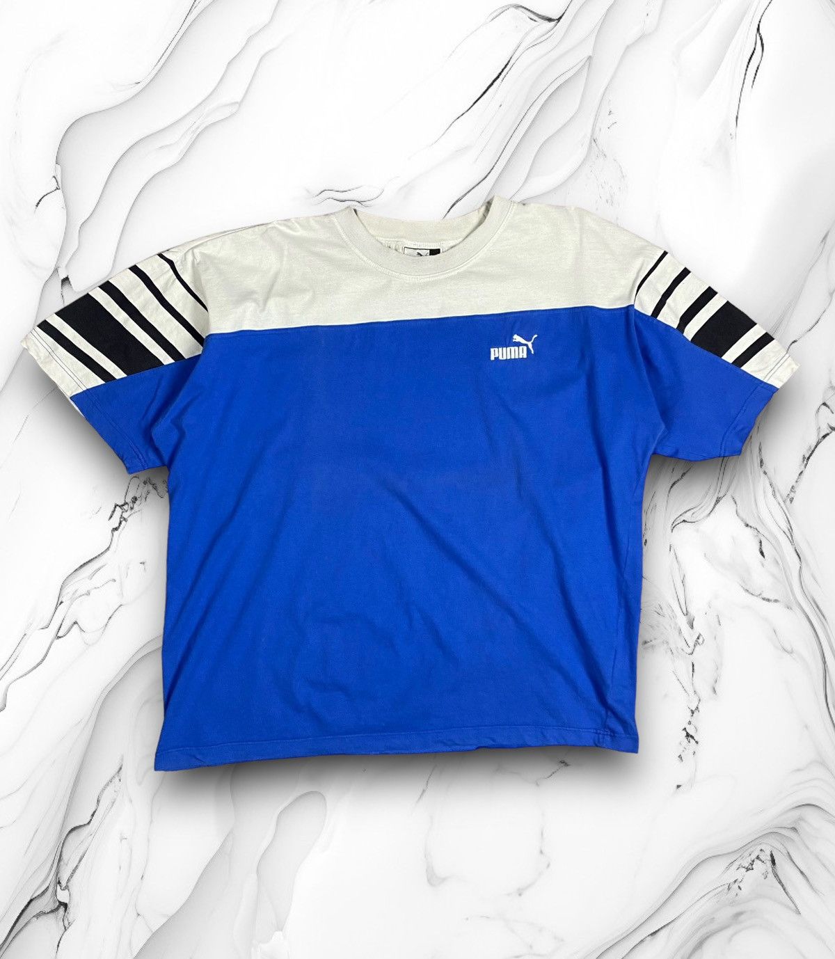 Puma × Vintage Vintage Puma Retro 90’s T Shirt Tee Size US XL / EU 56 / 4 - 1 Thumbnail