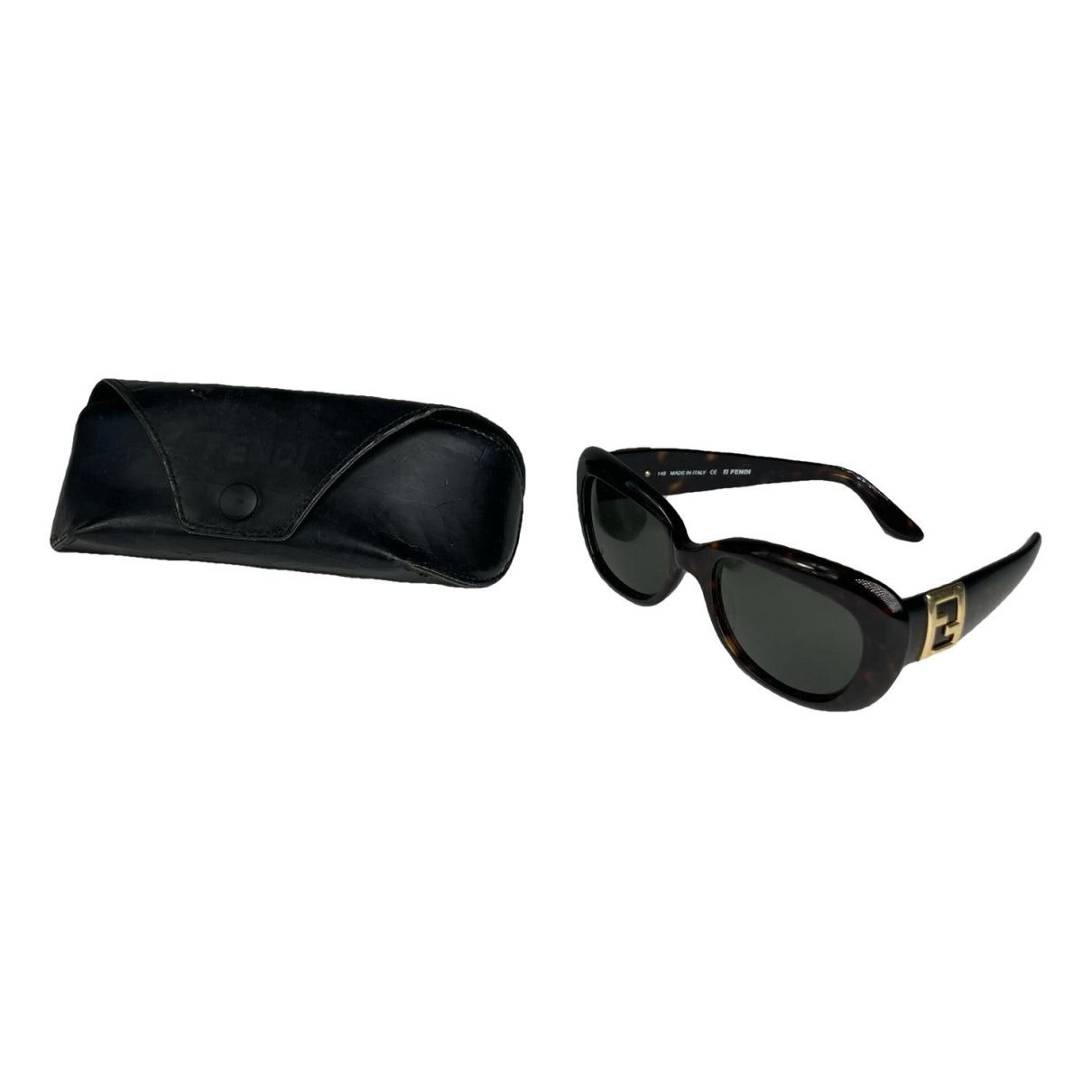 Fendi Black Plastic Sunglasses Size ONE SIZE - 1 Thumbnail