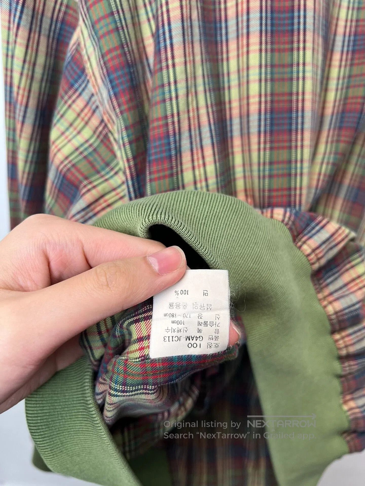 Dior Christian Dior Green Plaid Zip Jacket. Size US M / EU 48-50 / 2 - 8 Thumbnail