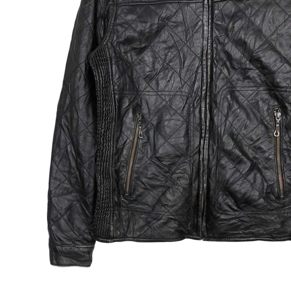 Japanese Brand 🔥VINTAGE BIKER LEATHER JACKET MALE & CO 14th ADDICTION Size US M / EU 48-50 / 2 - 6 Thumbnail