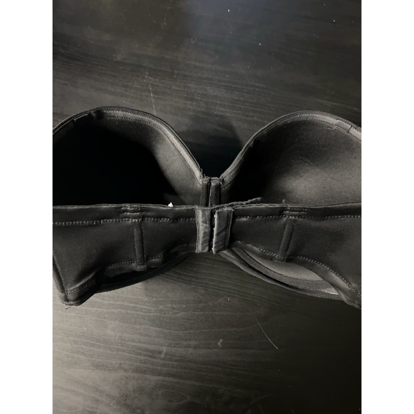 Vintage Wacoal Bra Strapless Underwire 36G Black Red Carpet 854119 Women G Size ONE SIZE - 2 Thumbnail