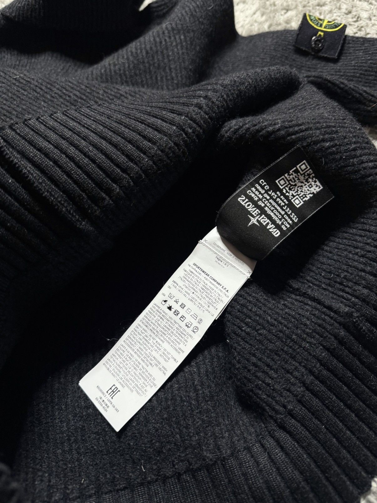 Stone Island Stone Island Sweater Rare Drip Drill Logo Itali Streetwear Size US S / EU 44-46 / 1 - 10 Thumbnail