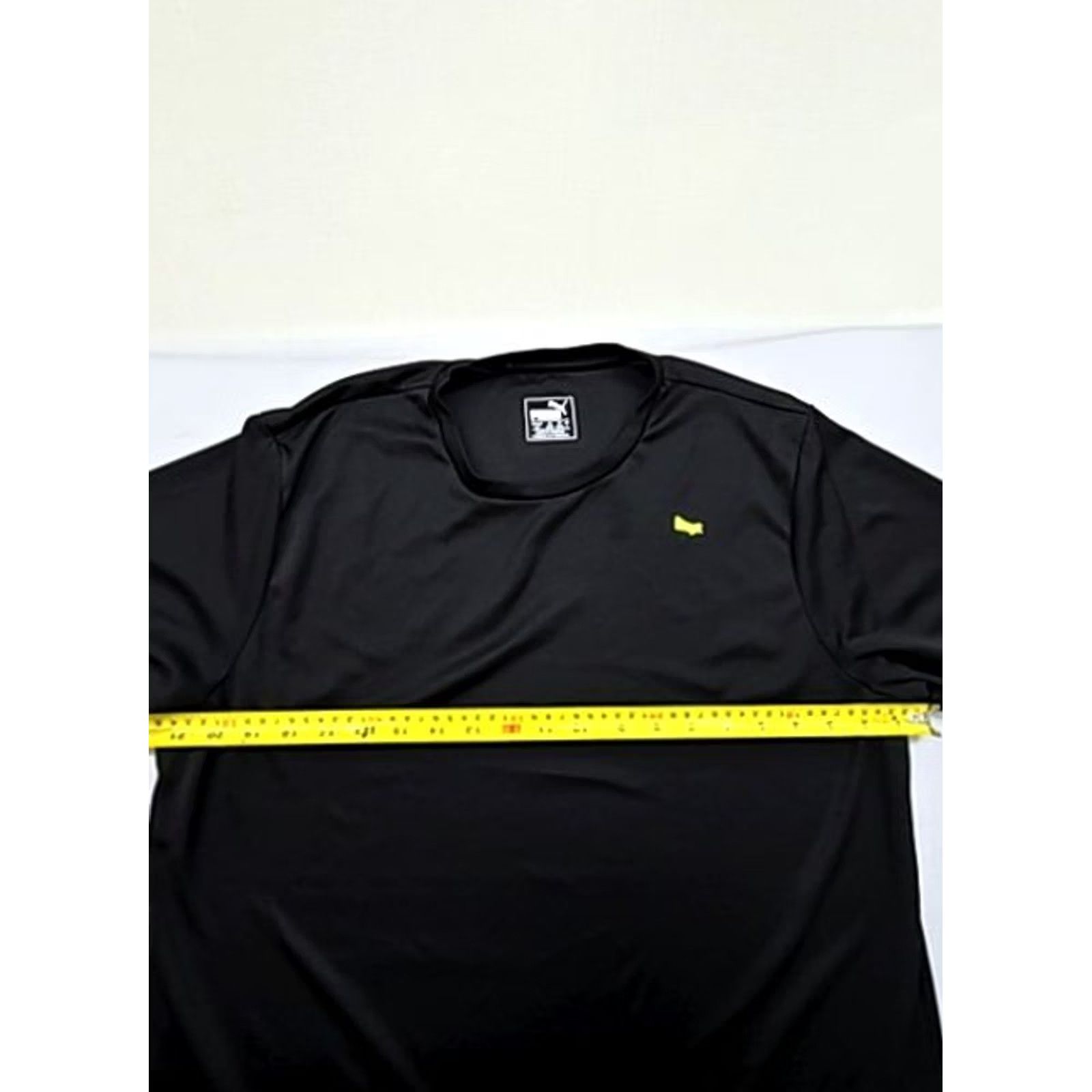 Puma Puma Men's Black L Regular Fit Cotton Crew Neck T-Shirt Logo Size US L / EU 52-54 / 3 - 7 Thumbnail