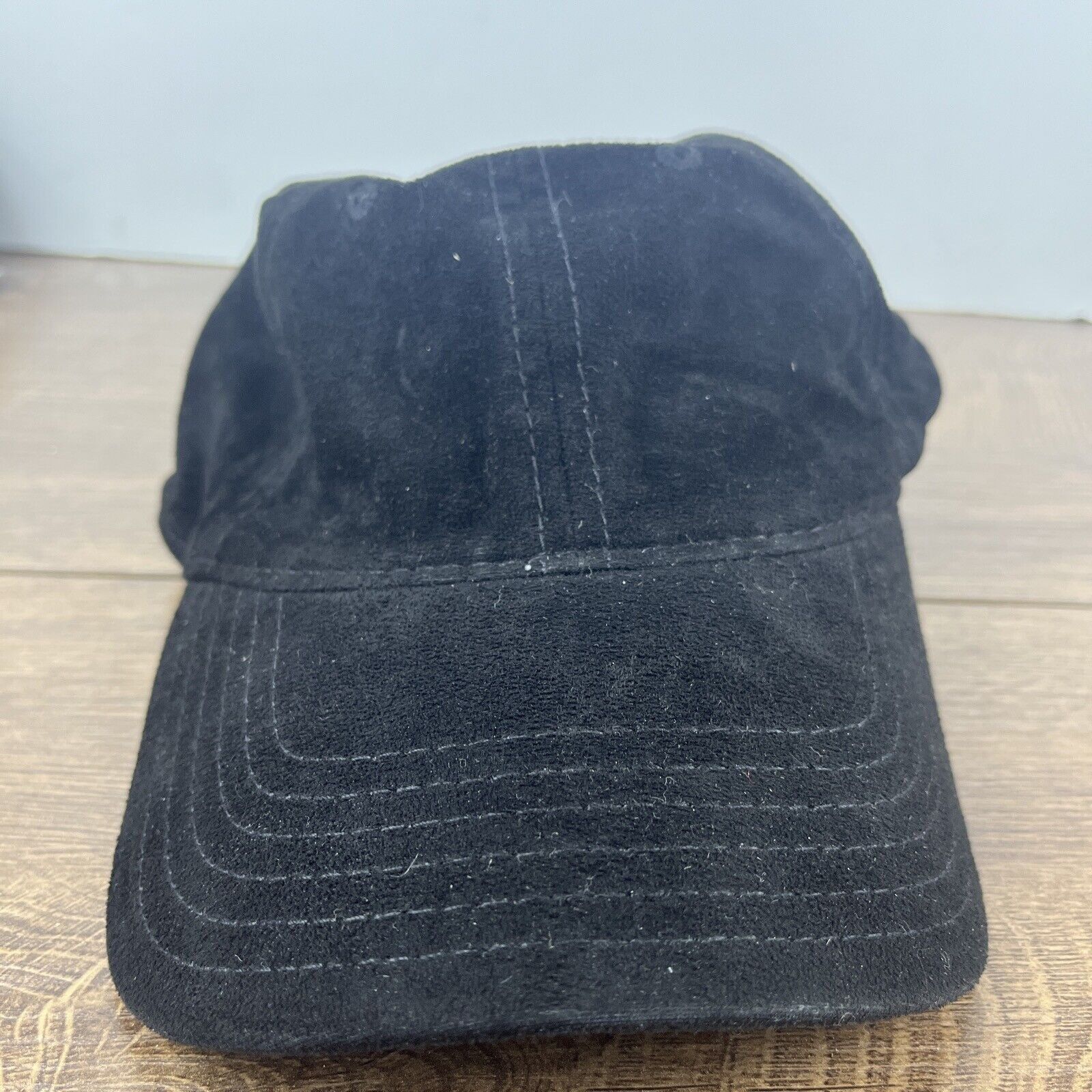 Other Plain Black Baseball Hat Cap Running Black Hat Adjustable Ad Size ONE SIZE - 4 Thumbnail