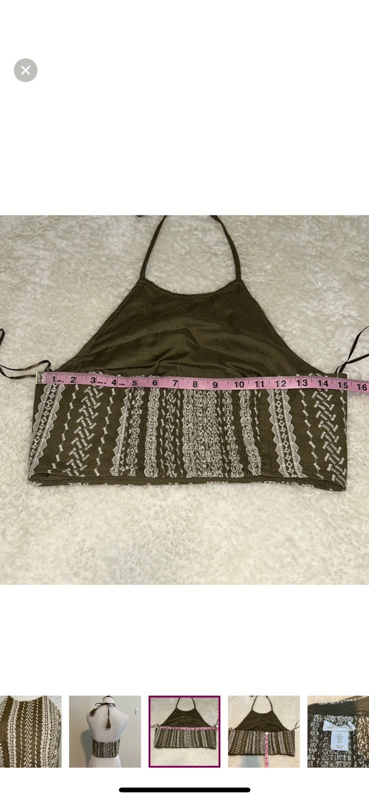 House of Harlow House of Harlow 1960 small embroidered halter top Size S / US 4 / IT 40 - 4 Thumbnail