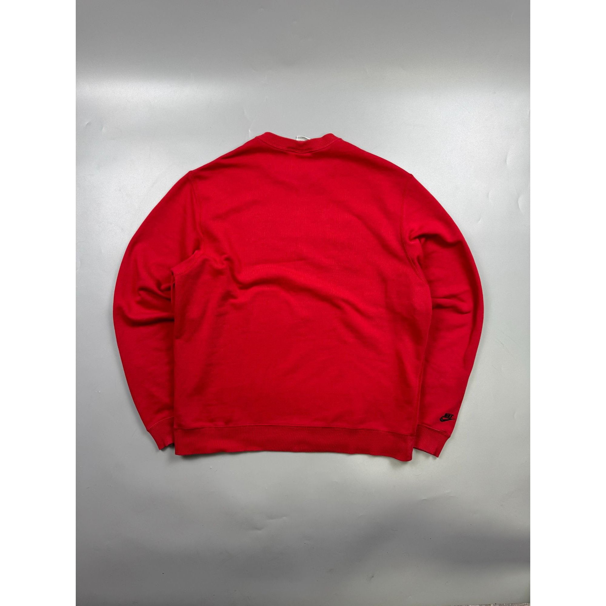 Nike Vintage 00’s Nike Sportswear Crewneck Red Sweatshirt (YG018) Size US L / EU 52-54 / 3 - 11 Thumbnail