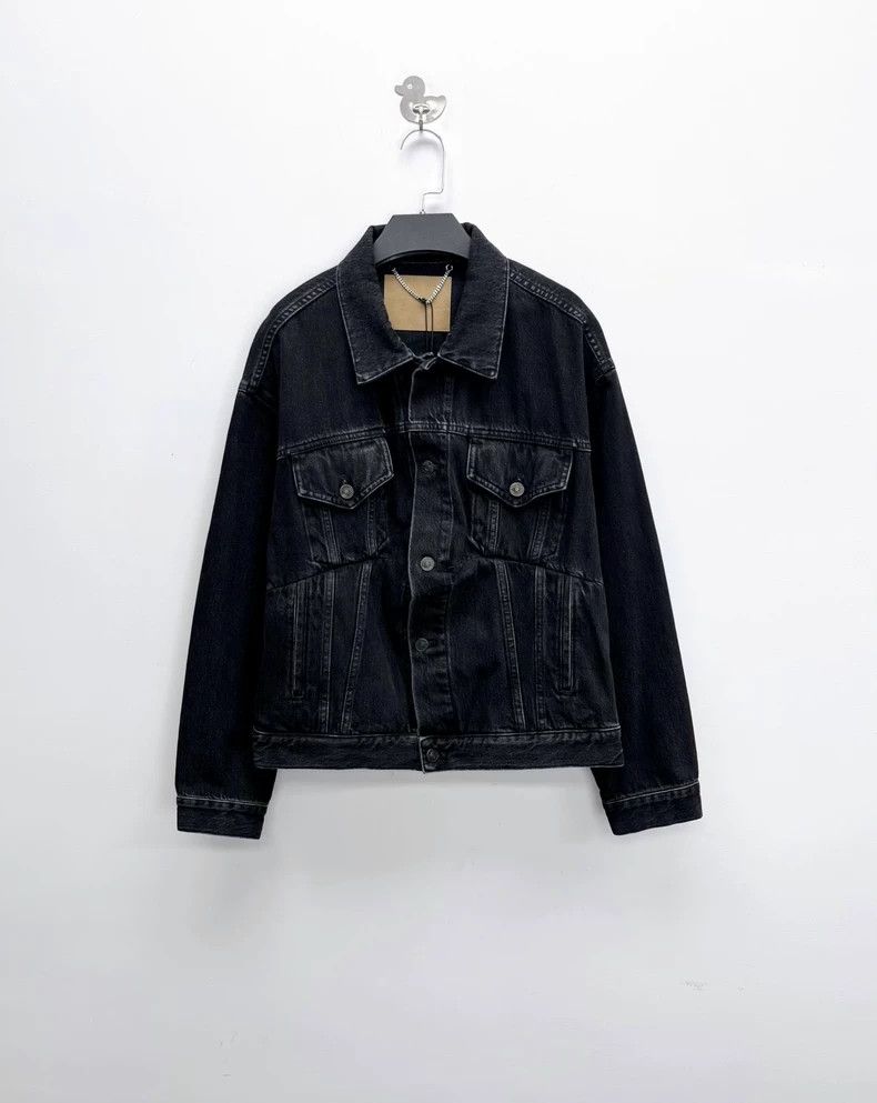 Balenciaga Balenciaga Black Denim Short Jacket - dmc Size US XS / EU 42 / 0 - 1 Thumbnail