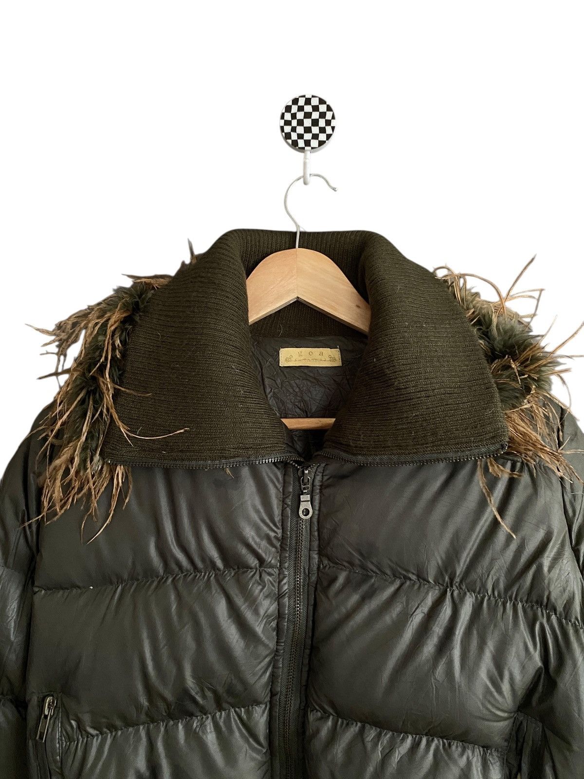 Le Grande Bleu (L.G.B.) Vintage Brand GOA Fur Puffer Jacket 1990s Size US M / EU 48-50 / 2 - 7 Thumbnail