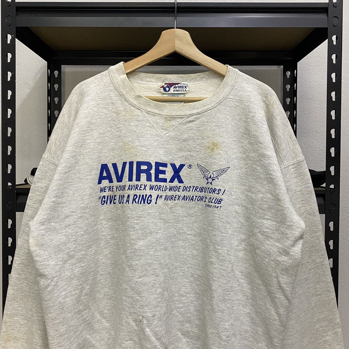 Avirex × Vintage Vintage Avirex 90s Sweatshirt❗️ Size US L / EU 52-54 / 3 - 2 Thumbnail