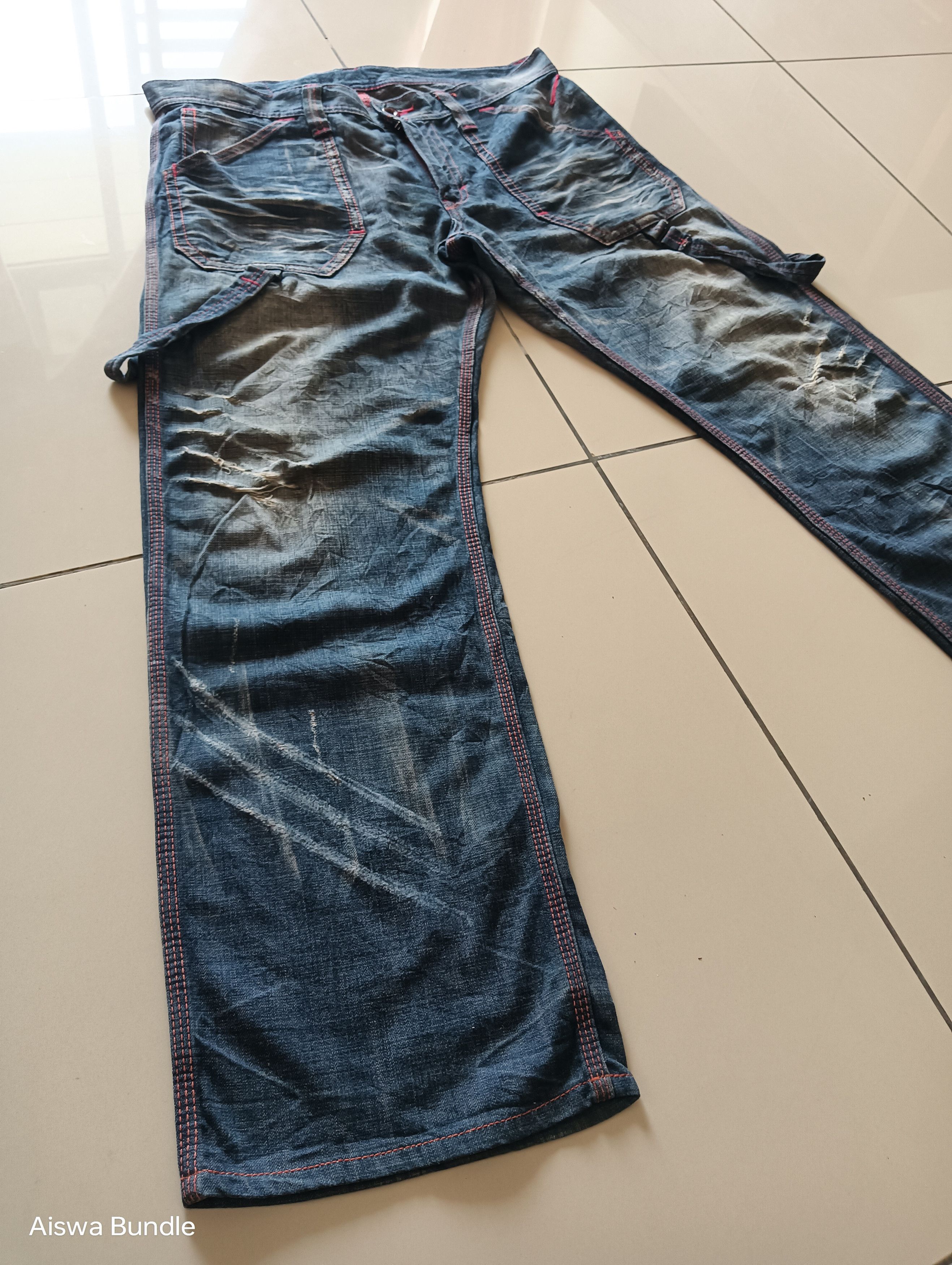 Edwin × Japanese Brand Edwin Blue Trip Distressed Denim Size US 38 / EU 54 - 10 Thumbnail