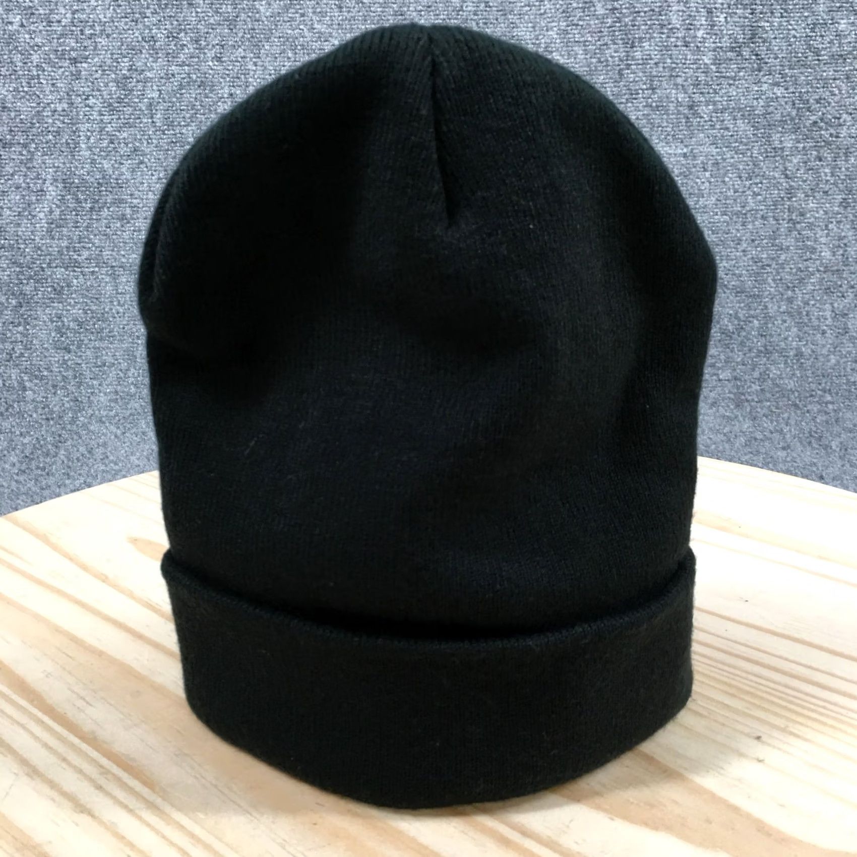 Lee Lee Beanie Mens One Size Black Cuffed Knitted Winter Hat Stretch Casual Workwear Size ONE SIZE - 6 Thumbnail