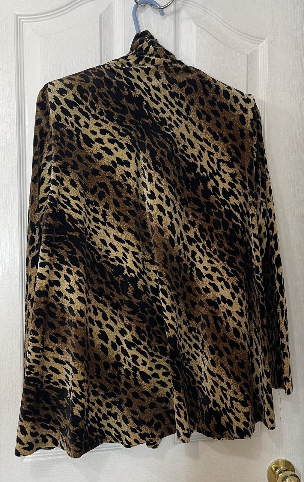 Vintage Vintage R&K Evenings Leopard Velvet Jacket/Blazer Size S / US 4 / IT 40 - 3 Thumbnail