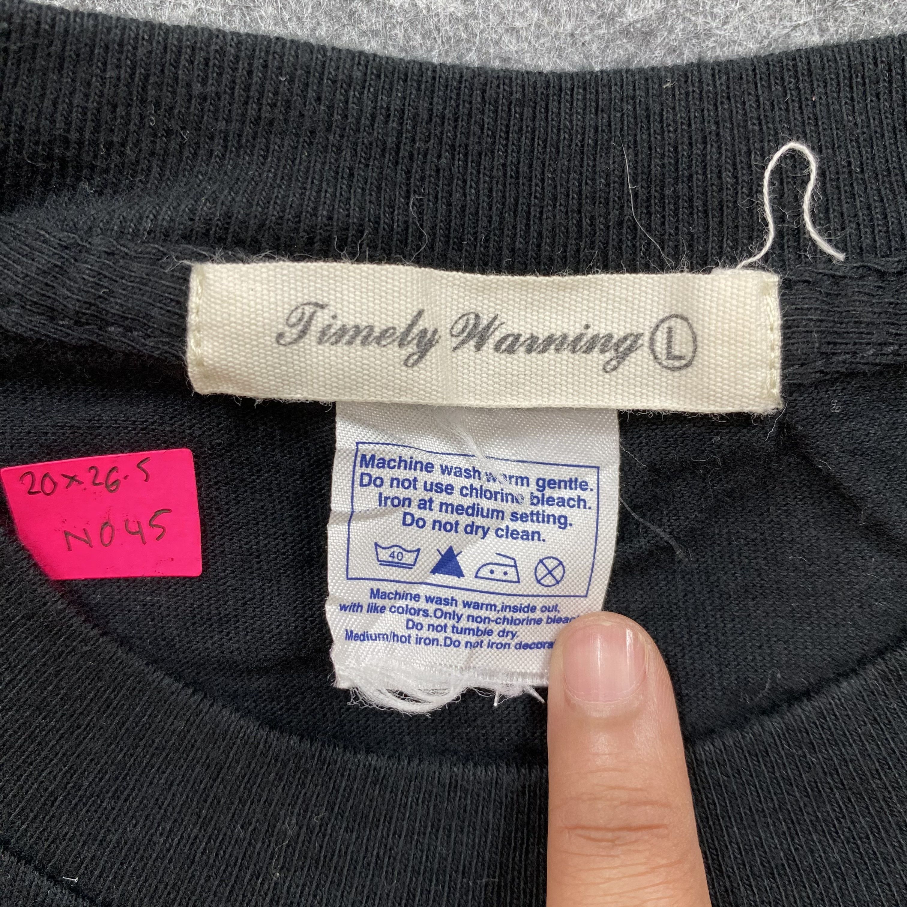 Hysteric Glamour Vintage Timely warning hysteric style tshirt-N045 Size US L / EU 52-54 / 3 - 3 Thumbnail