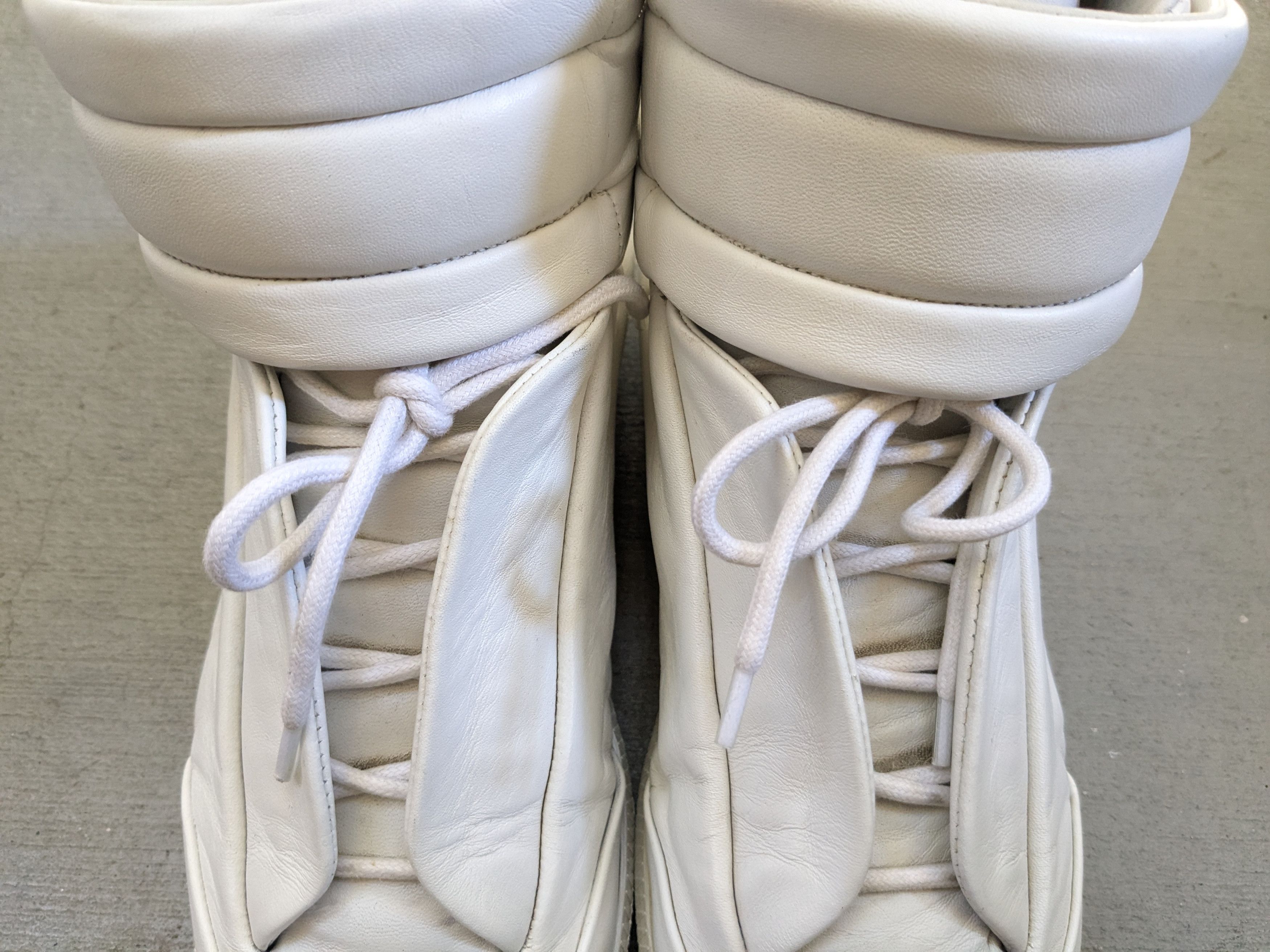 Maison Margiela Maison Margiela Future White 9 42 Leather High Tops Size US 9 / EU 42 - 4 Thumbnail