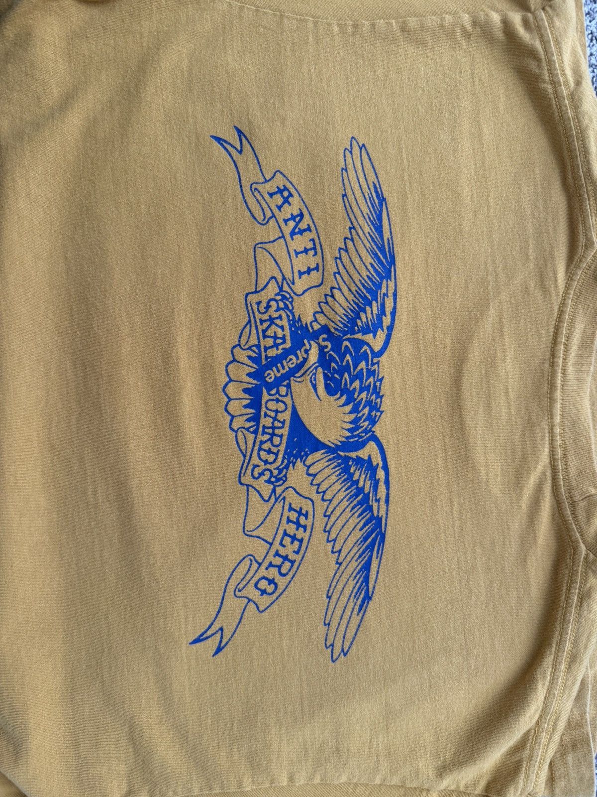 Supreme SS16 Supreme x Anti Hero Eagle Pocket Tee Mustard Size US L / EU 52-54 / 3 - 4 Thumbnail