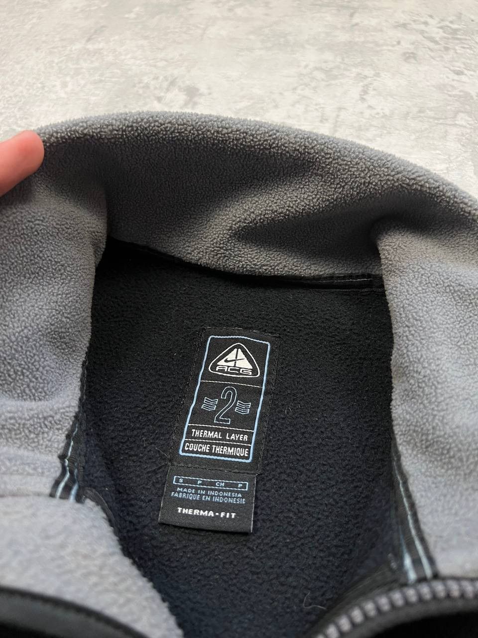 Nike ACG Vintage Nike ACG Black Dense Fleece Size US S / EU 44-46 / 1 - 20 Thumbnail