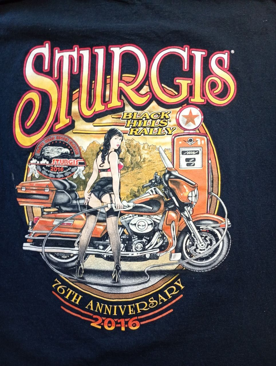 Jerzees Jerzees Sturgis 76th Anniversary 2016 T-Shirt Size US L / EU 52-54 / 3 - 2 Thumbnail