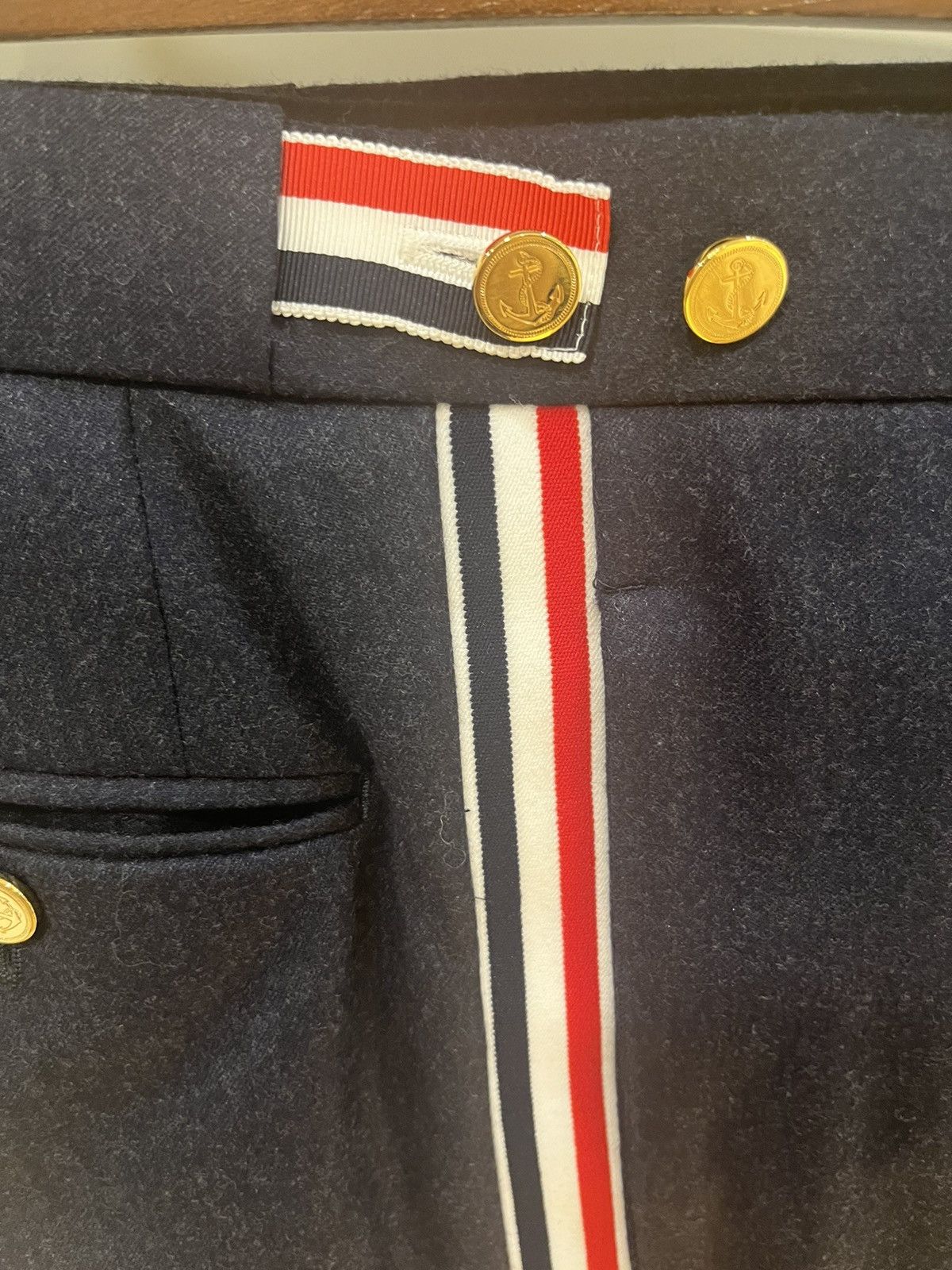 Thom Browne RWB ELASTIC STRIPE SPORT blazer and pants Size 46R - 19 Thumbnail