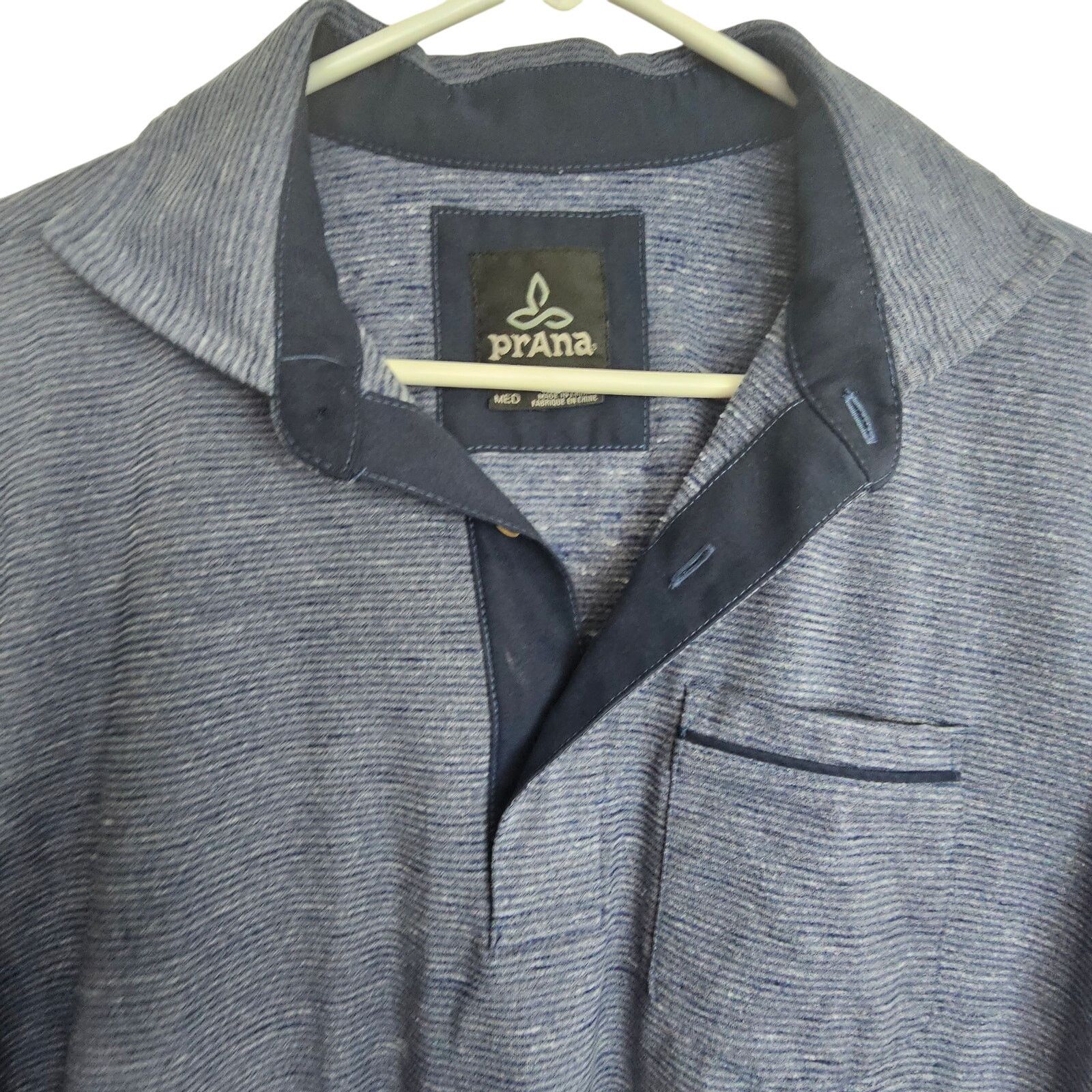 Prana Prana Mens Striped Polo Shirt Size M Minimalist Stretch Easy Size US M / EU 48-50 / 2 - 2 Thumbnail