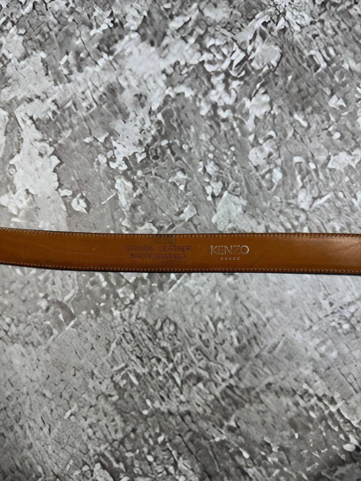 Kenzo Vintage Kenzo Home Paris mans Belt 90’s Leather Buffalo Size ONE SIZE - 5 Thumbnail