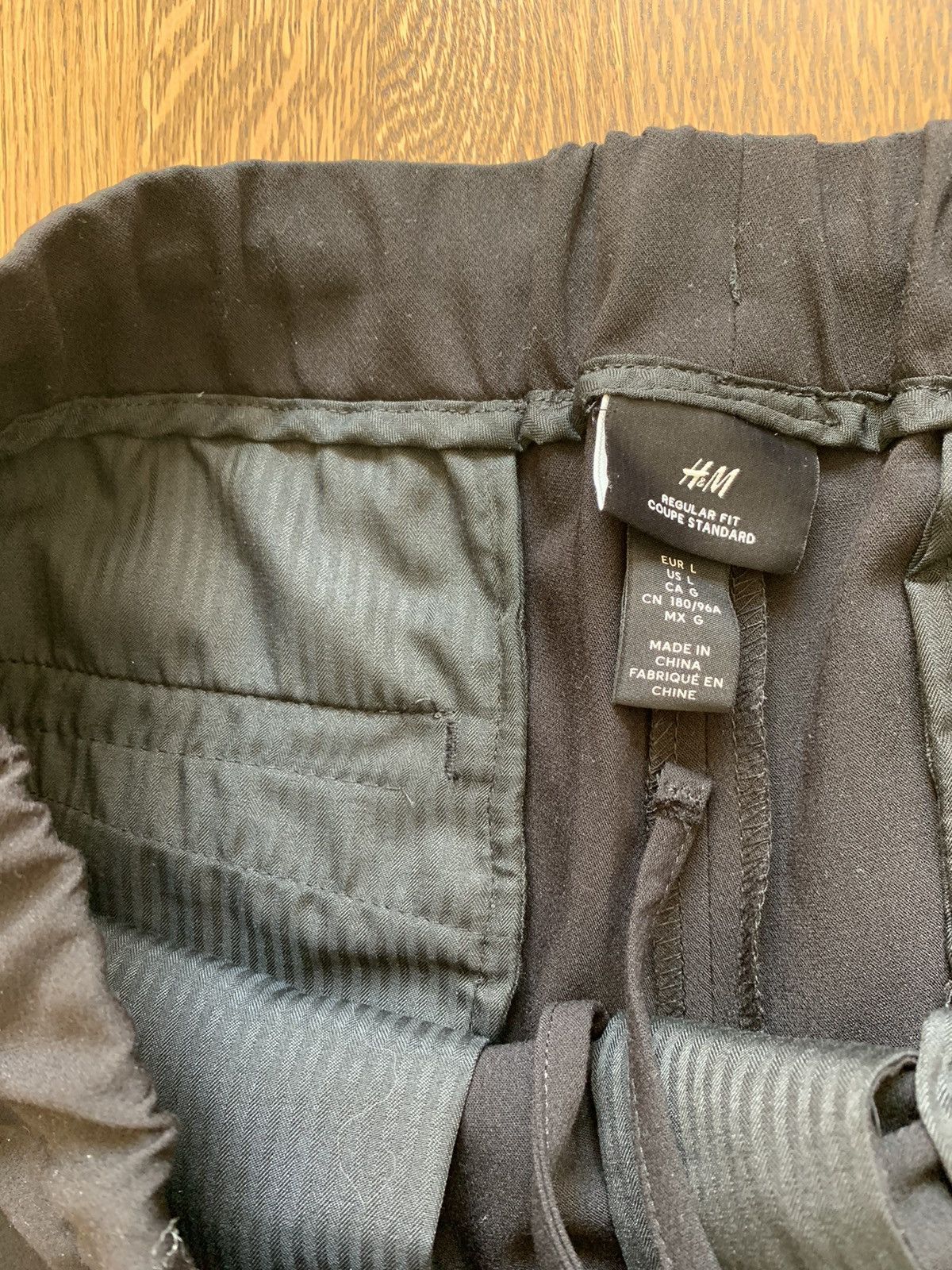 H&M × Hedi Slimane H&M baggy dress pants, L, NWOT Size US 32 / EU 48 - 3 Thumbnail